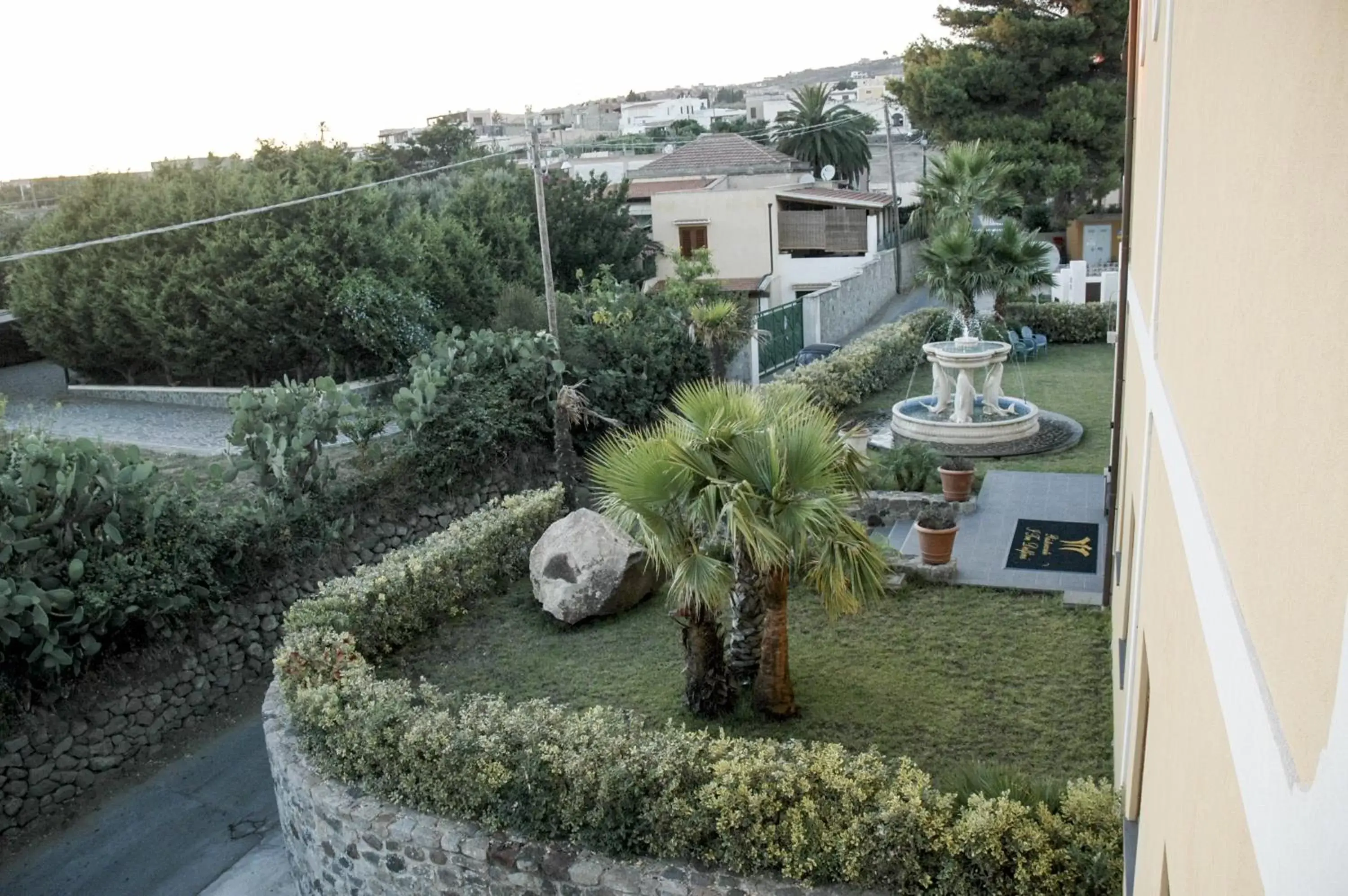 Garden view in Eolian Residence