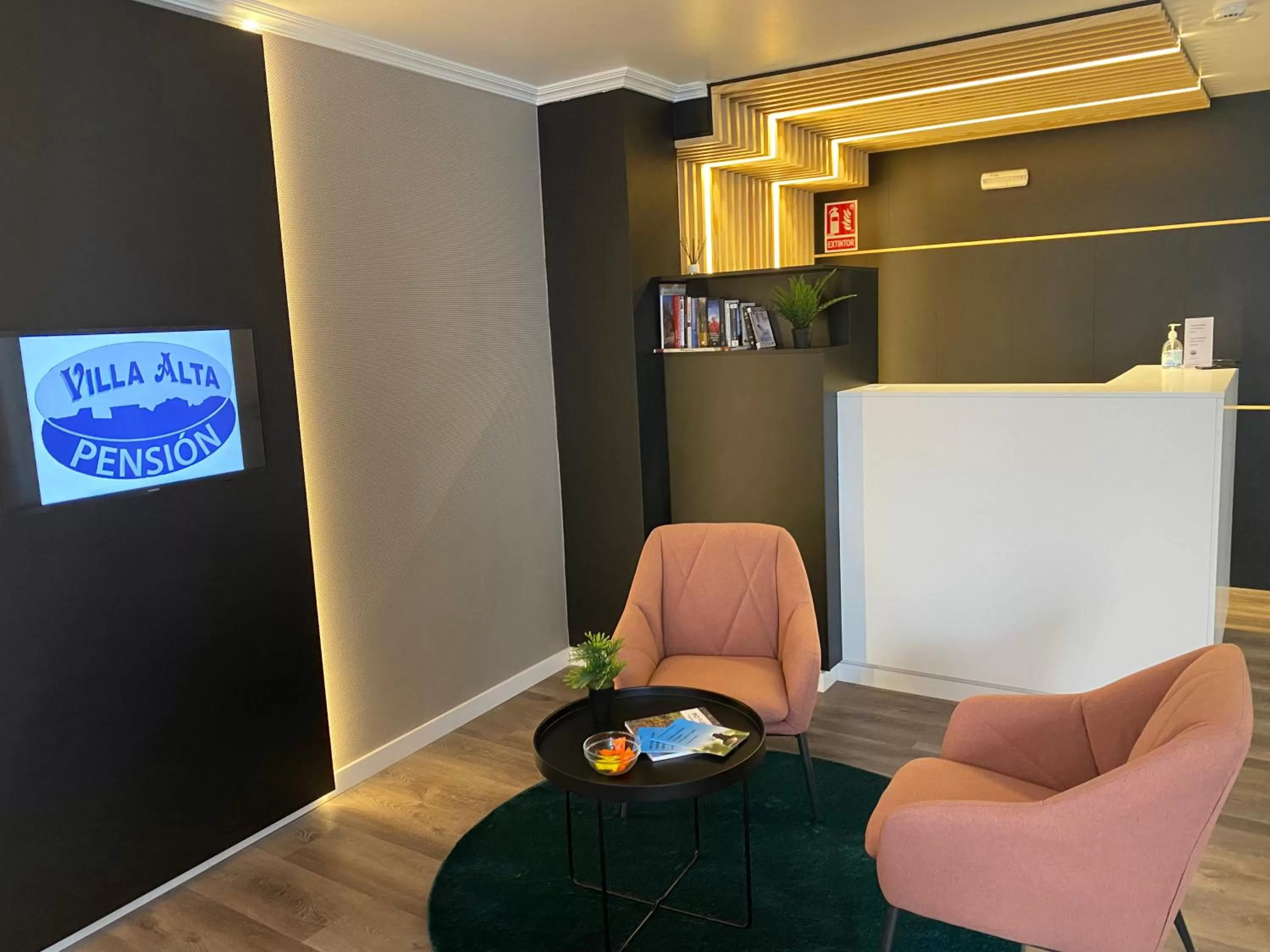 Lobby or reception in Villa Alta