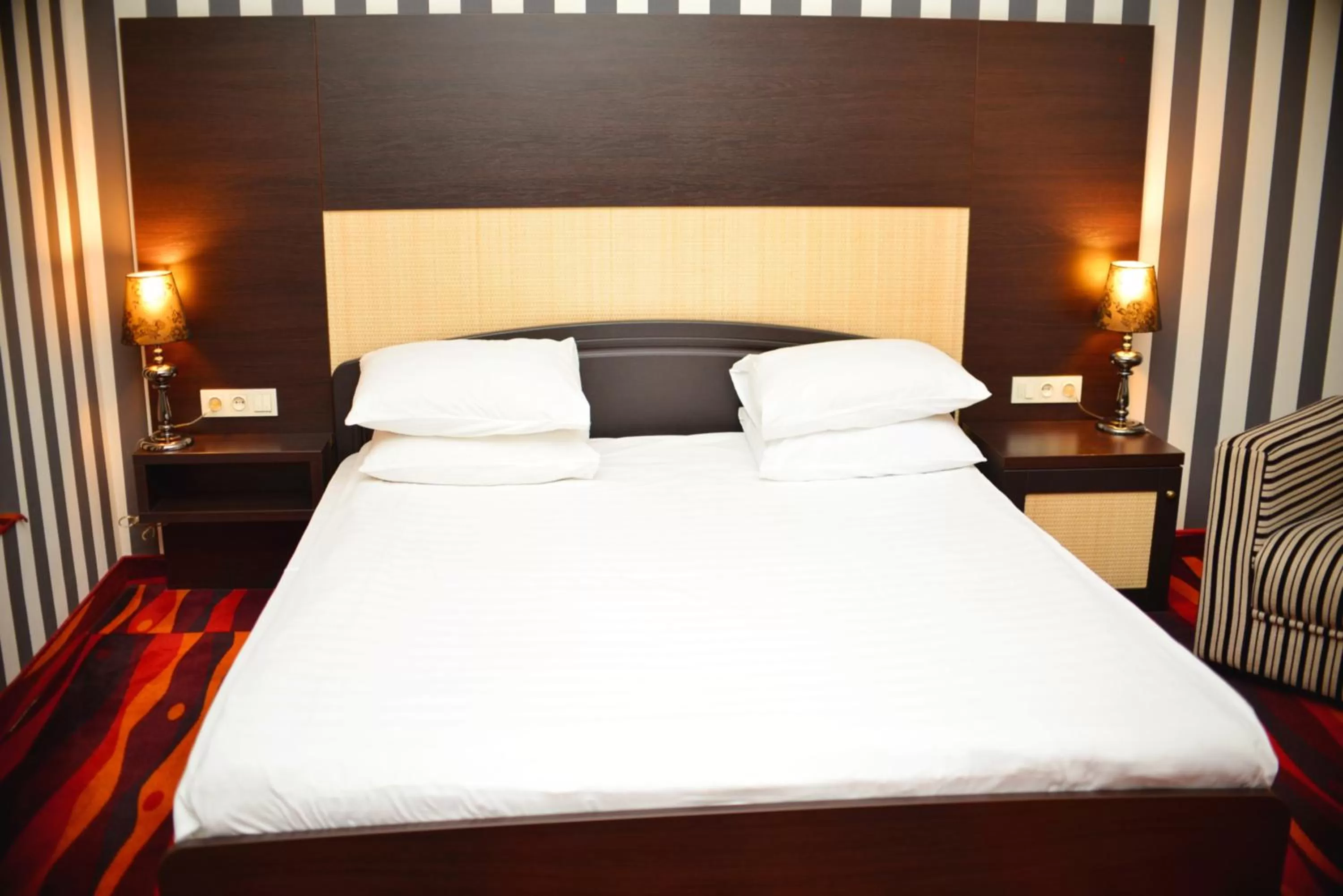 Bed in Sapar Standart Hotel