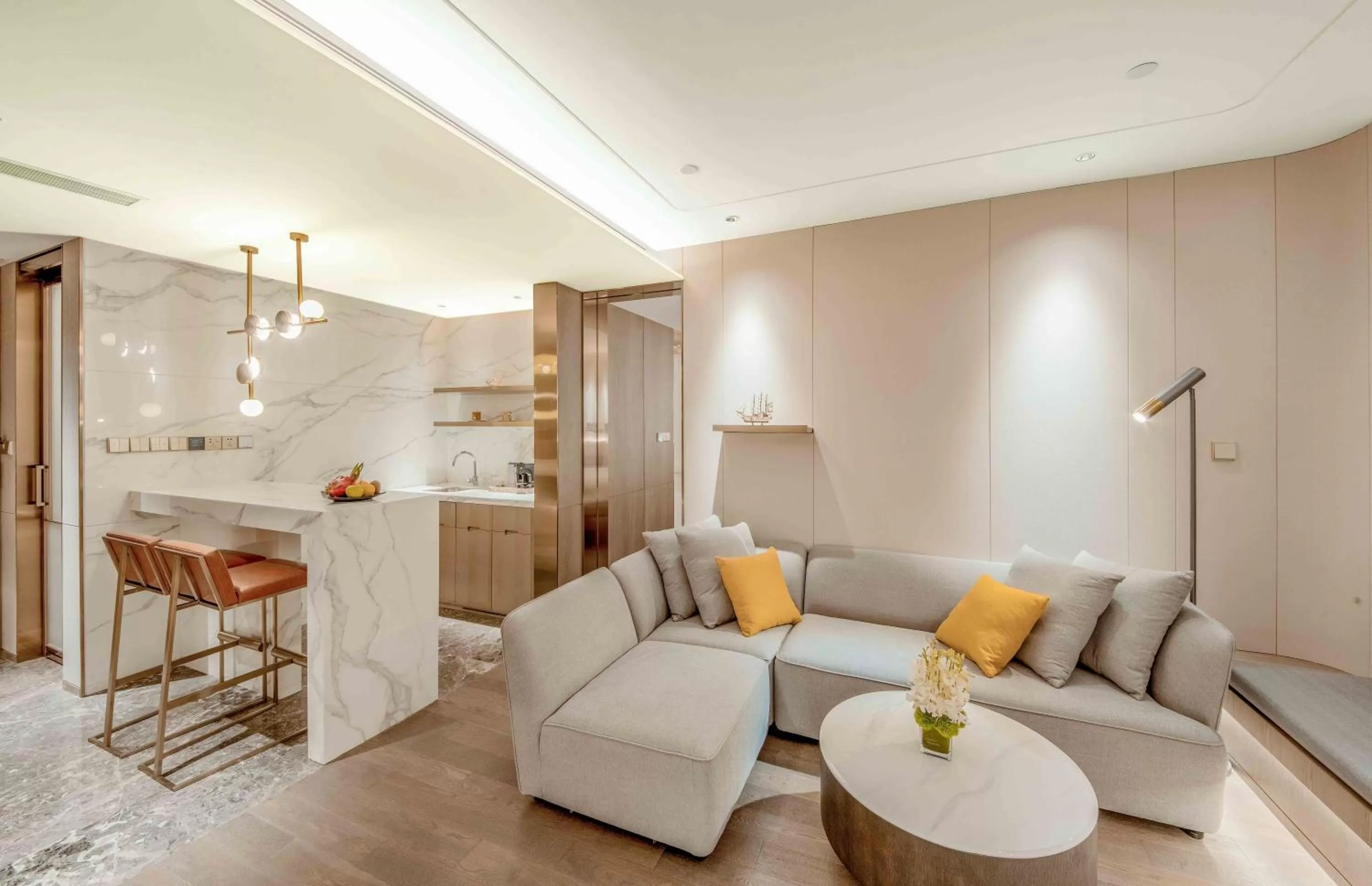 Seating area in Crowne Plaza Suzhou by IHG