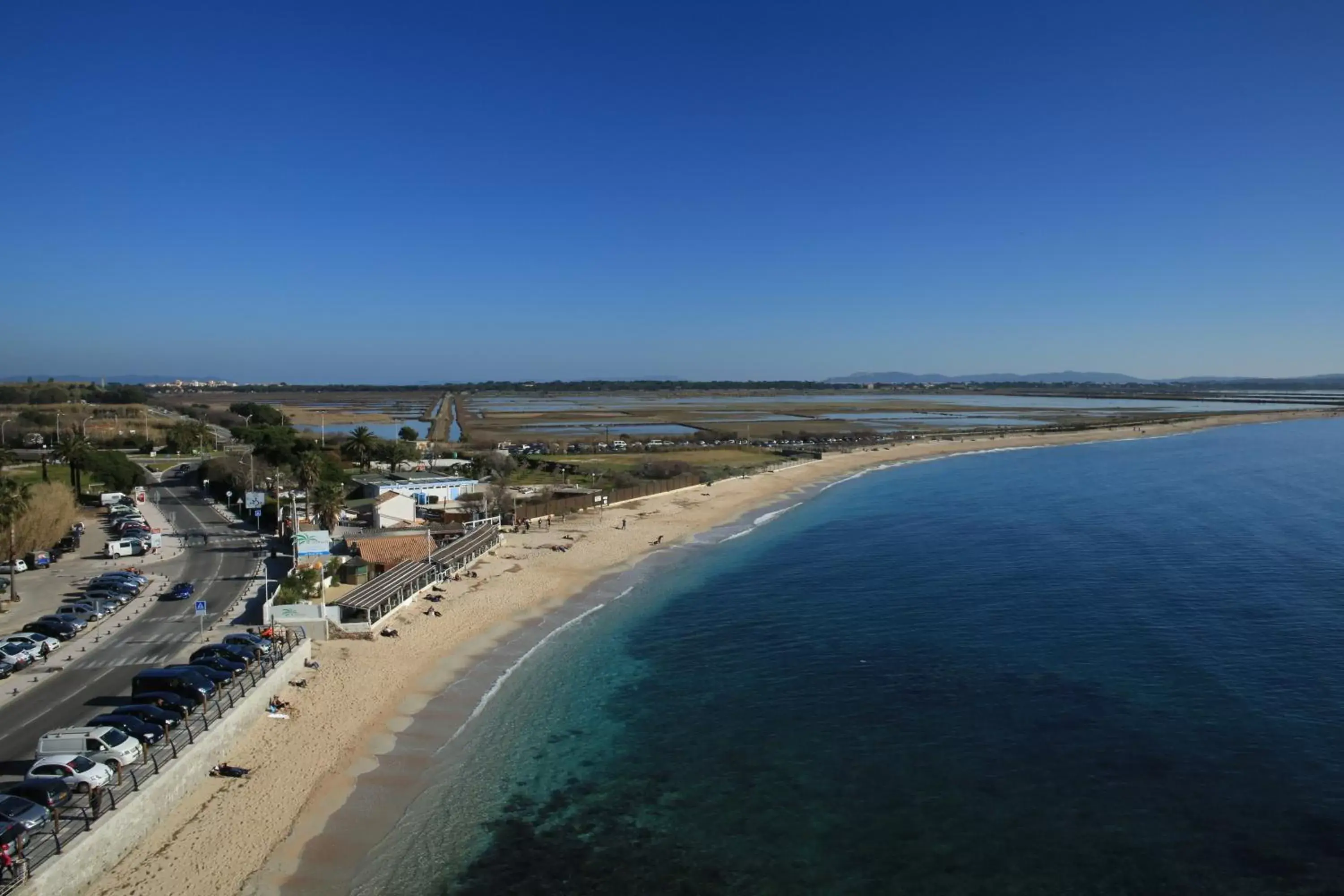 Beach, Bird's-eye View in Hôtel Club la Font des Horts