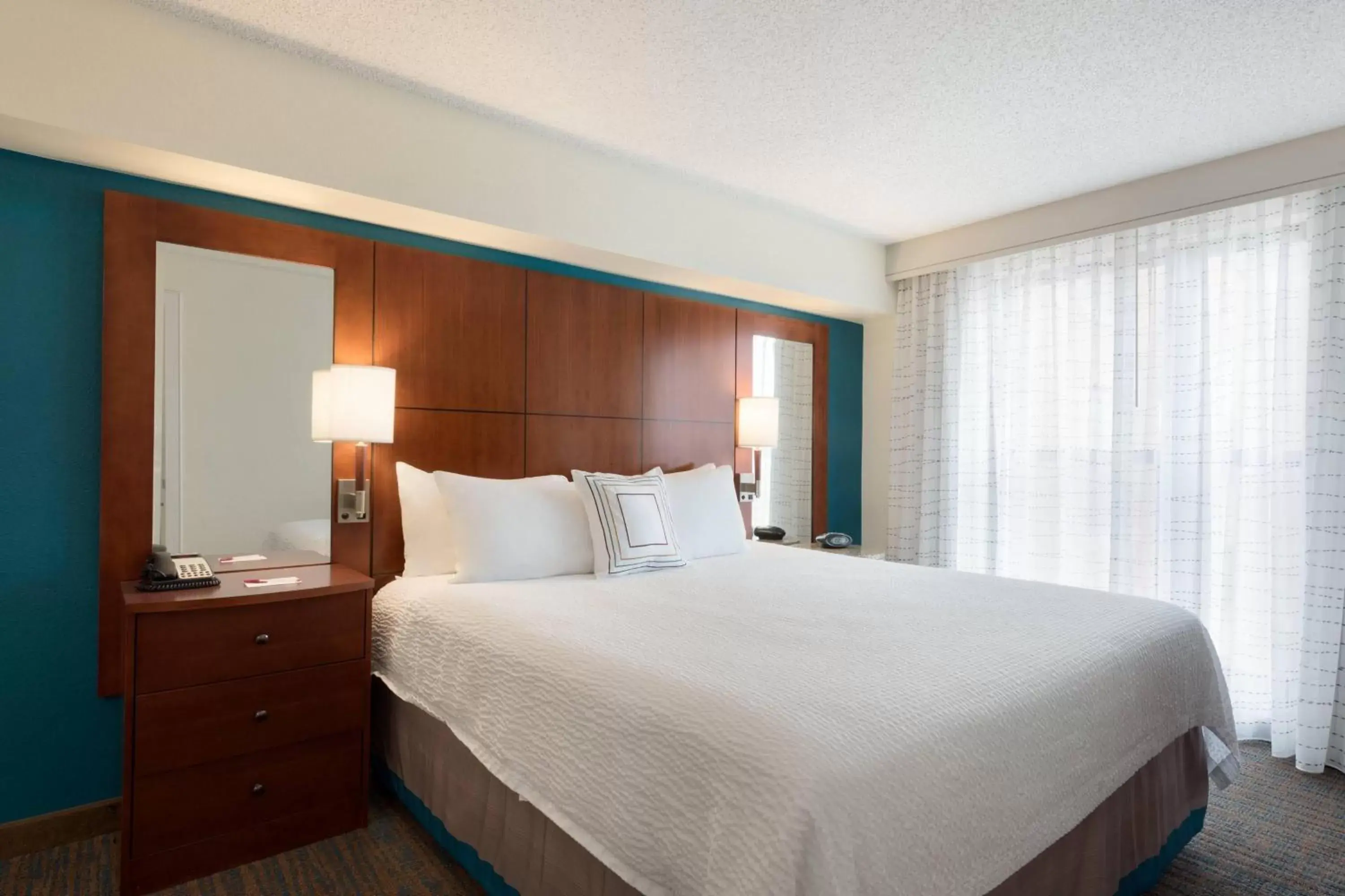 Bedroom, Bed in Residence Inn by Marriott Oklahoma City Downtown/Bricktown