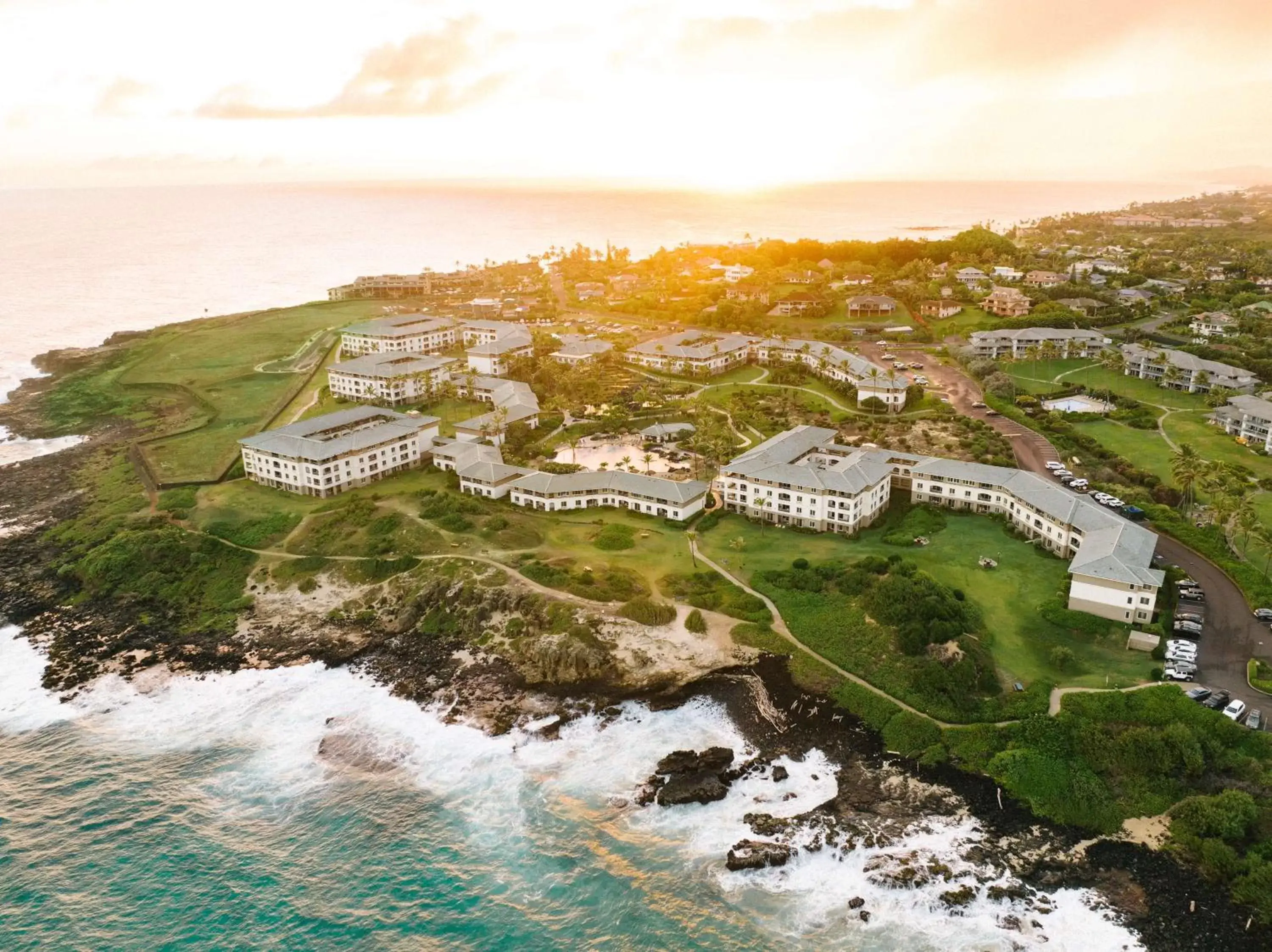 Property building, Bird's-eye View in Hilton Vacation Club The Point at Poipu Kauai