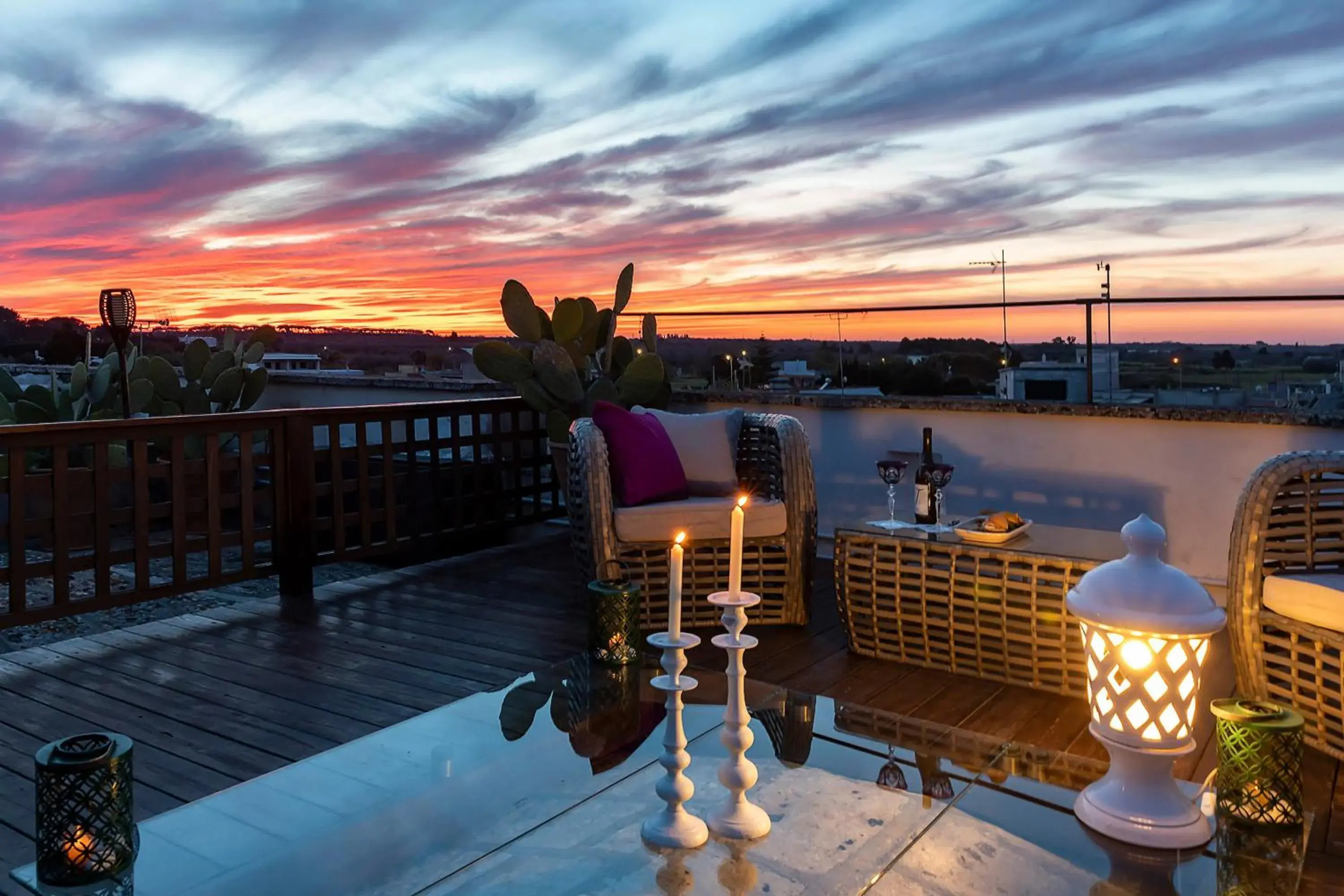 Balcony/Terrace, Sunrise/Sunset in Palazzo Ducale Venturi - Luxury Hotel & Wellness