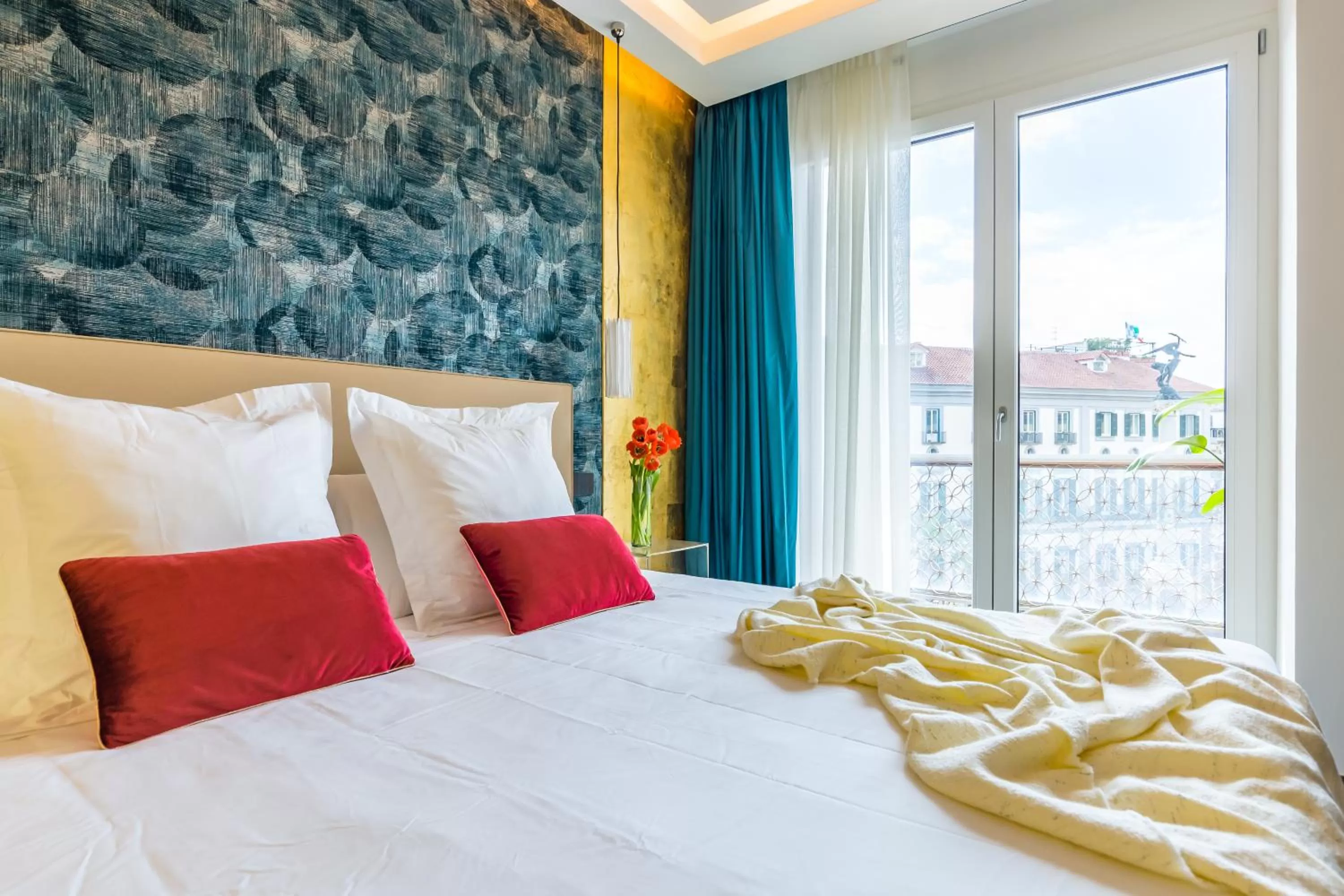 Bed in Dei Martiri Suite