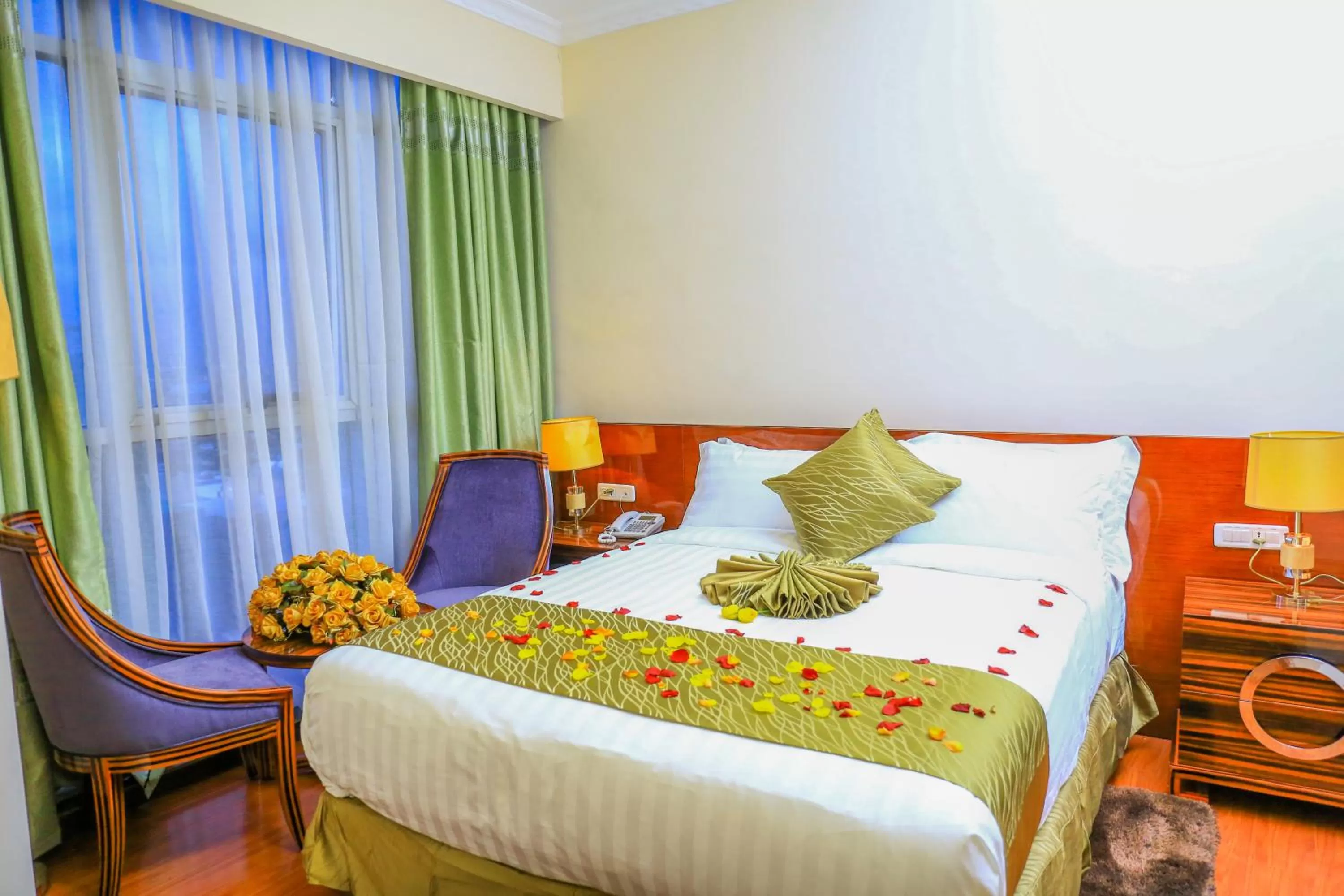 Bed in Denver boutique hotel