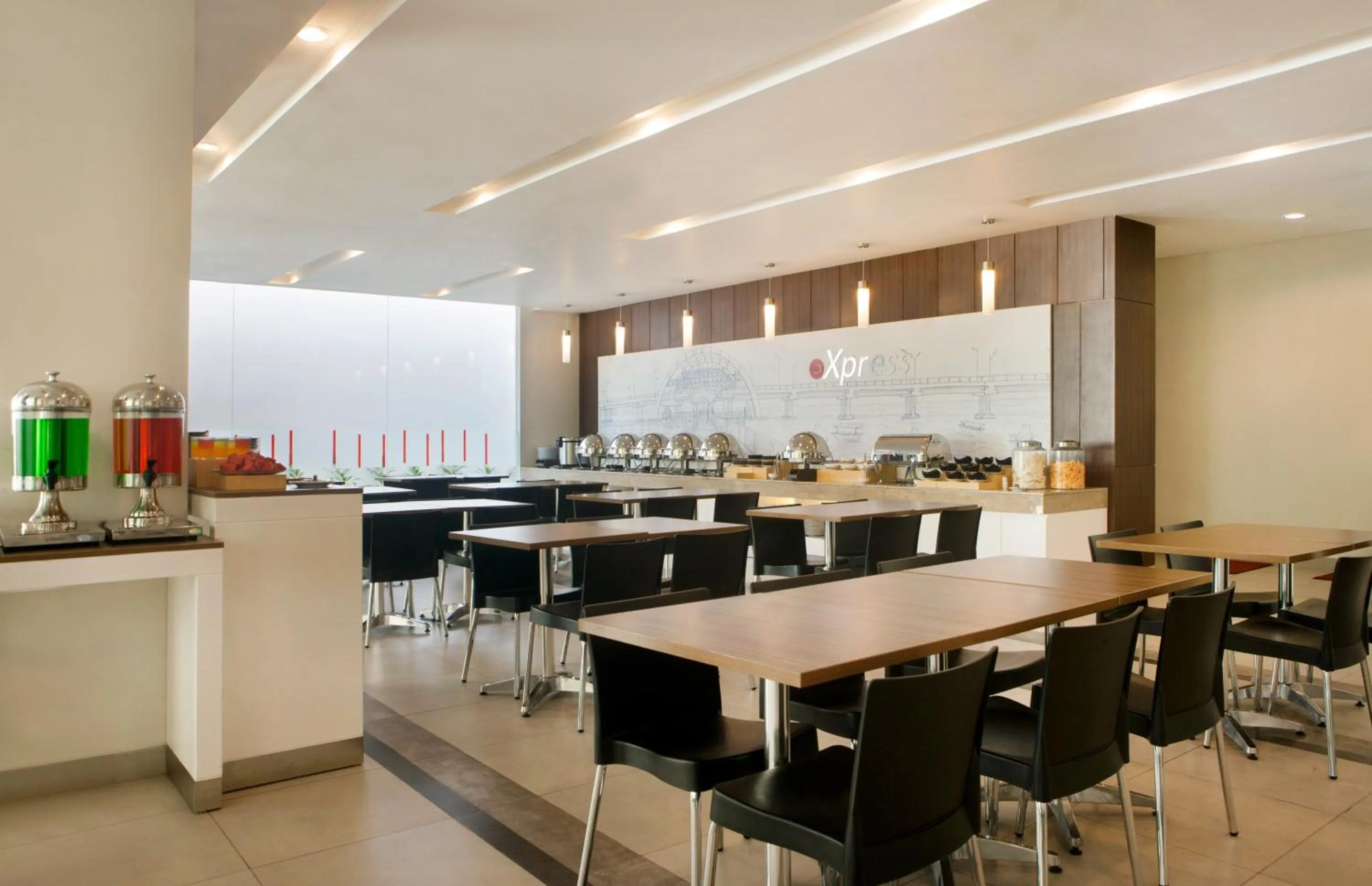 Buffet breakfast in Amaris Hotel Darmo Surabaya