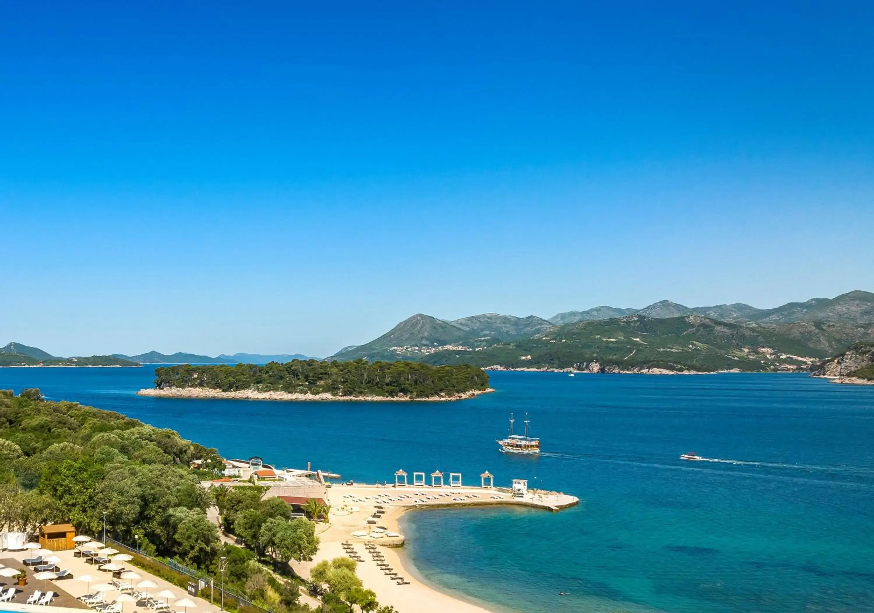 Beach in Club Dubrovnik Sunny Hotel by Valamar