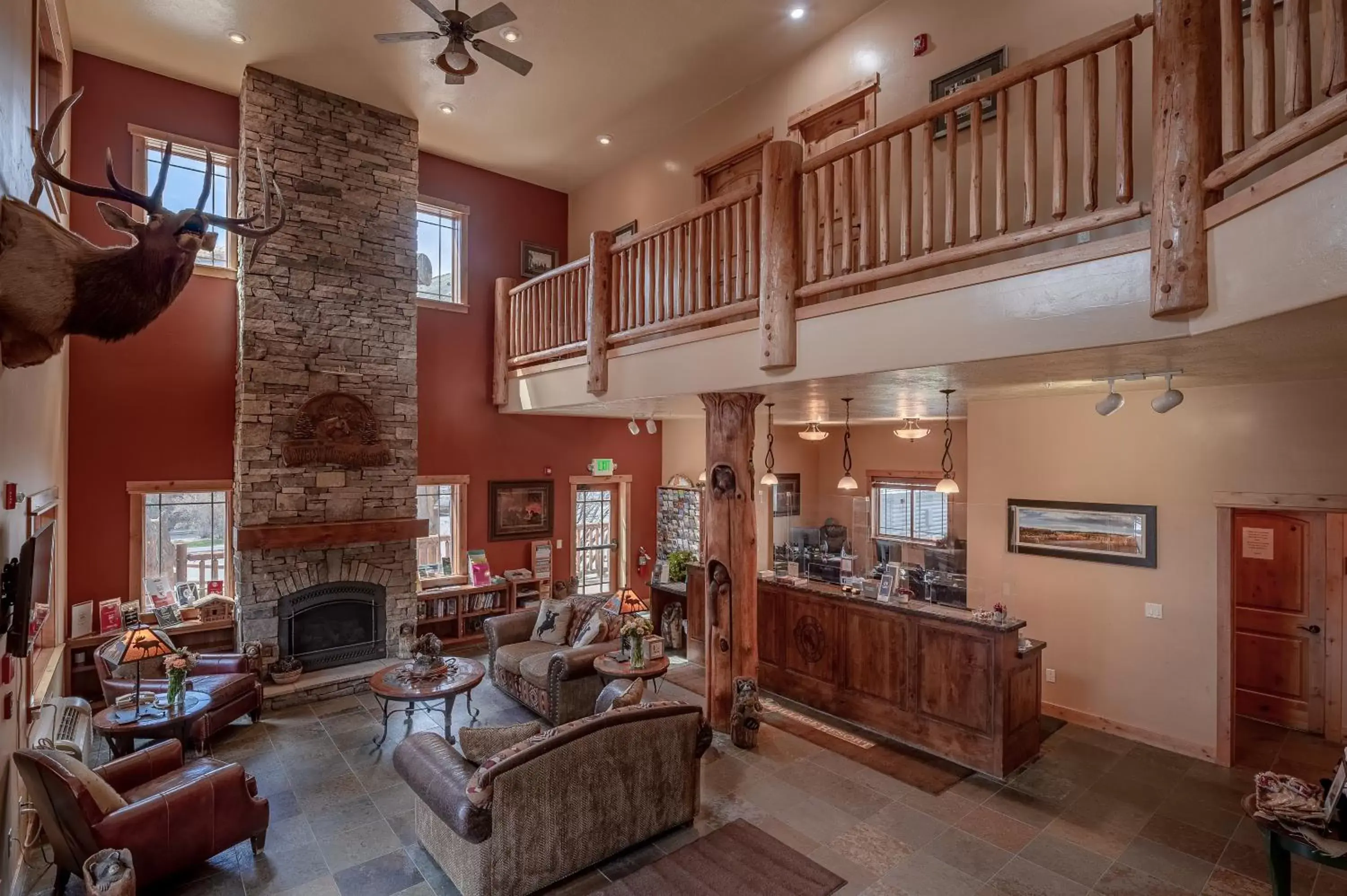 Lobby or reception in Cowboy Village Resort Lobby or reception in Cowboy Village Resort