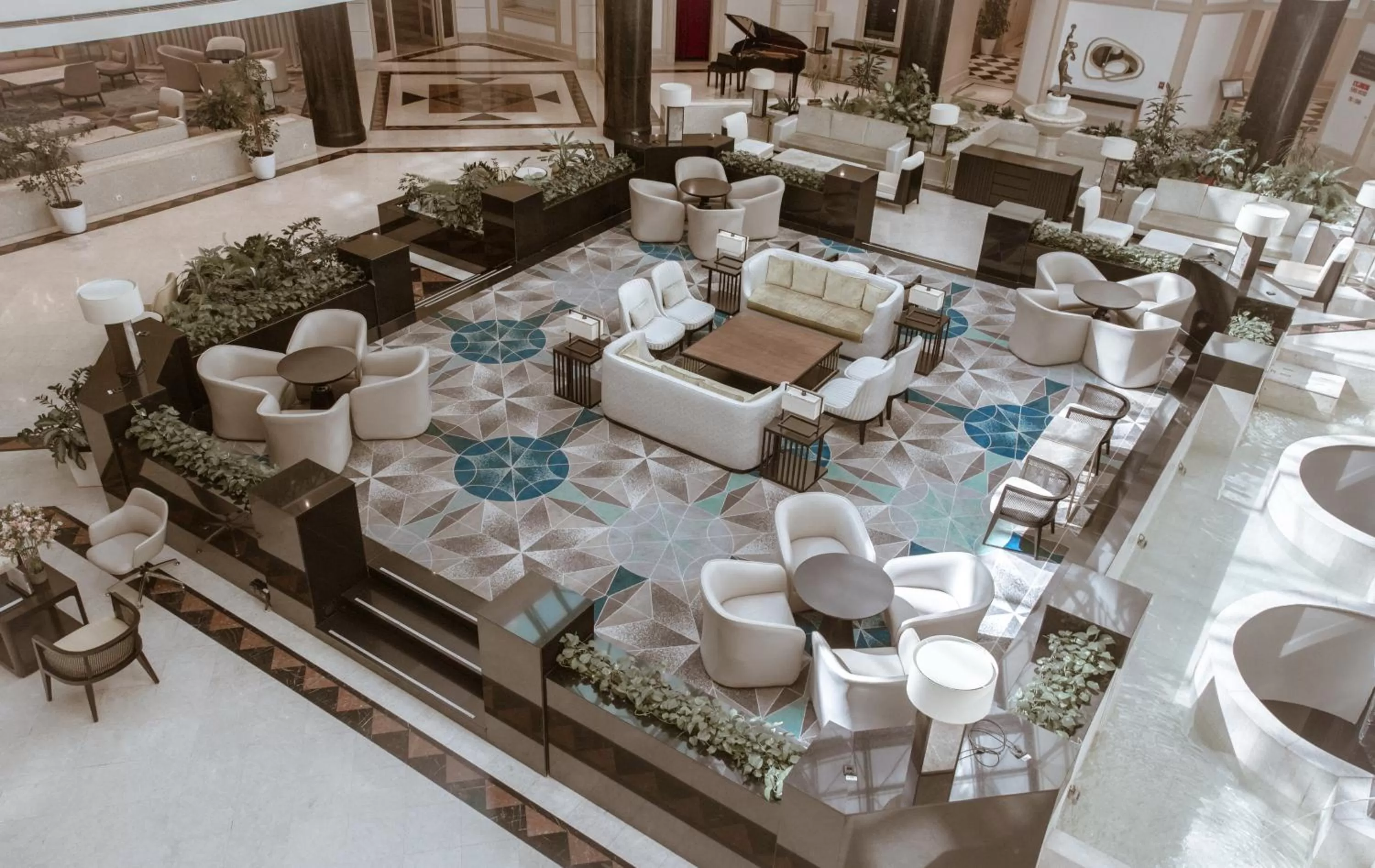 Lobby or reception in AZIMUT Grand Hotel Tashkent