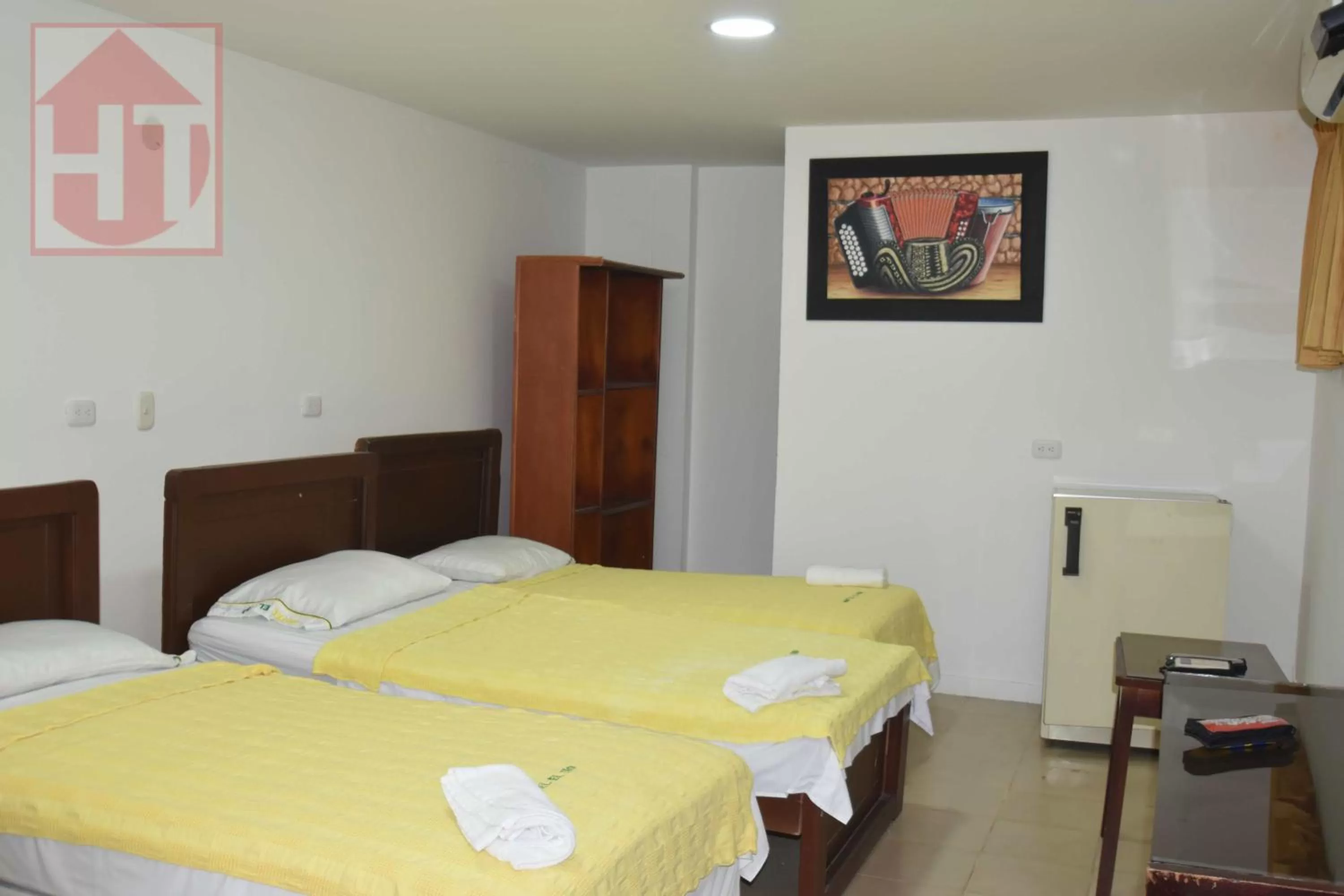 Bed in Hotel Nuevo Tio