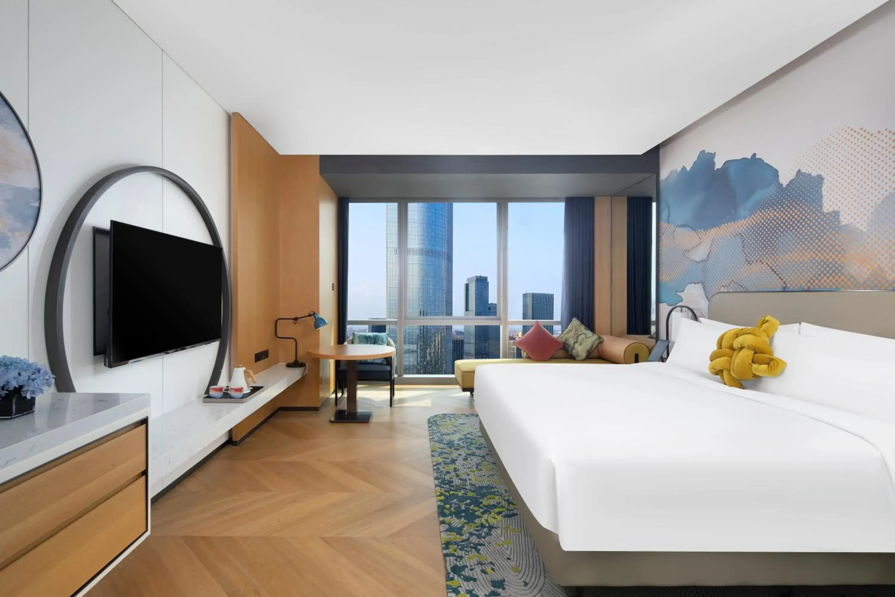 Photo of the whole room, Bed in M Social Hotel Suzhou Photo of the whole room, Bed in M Social Hotel Suzhou