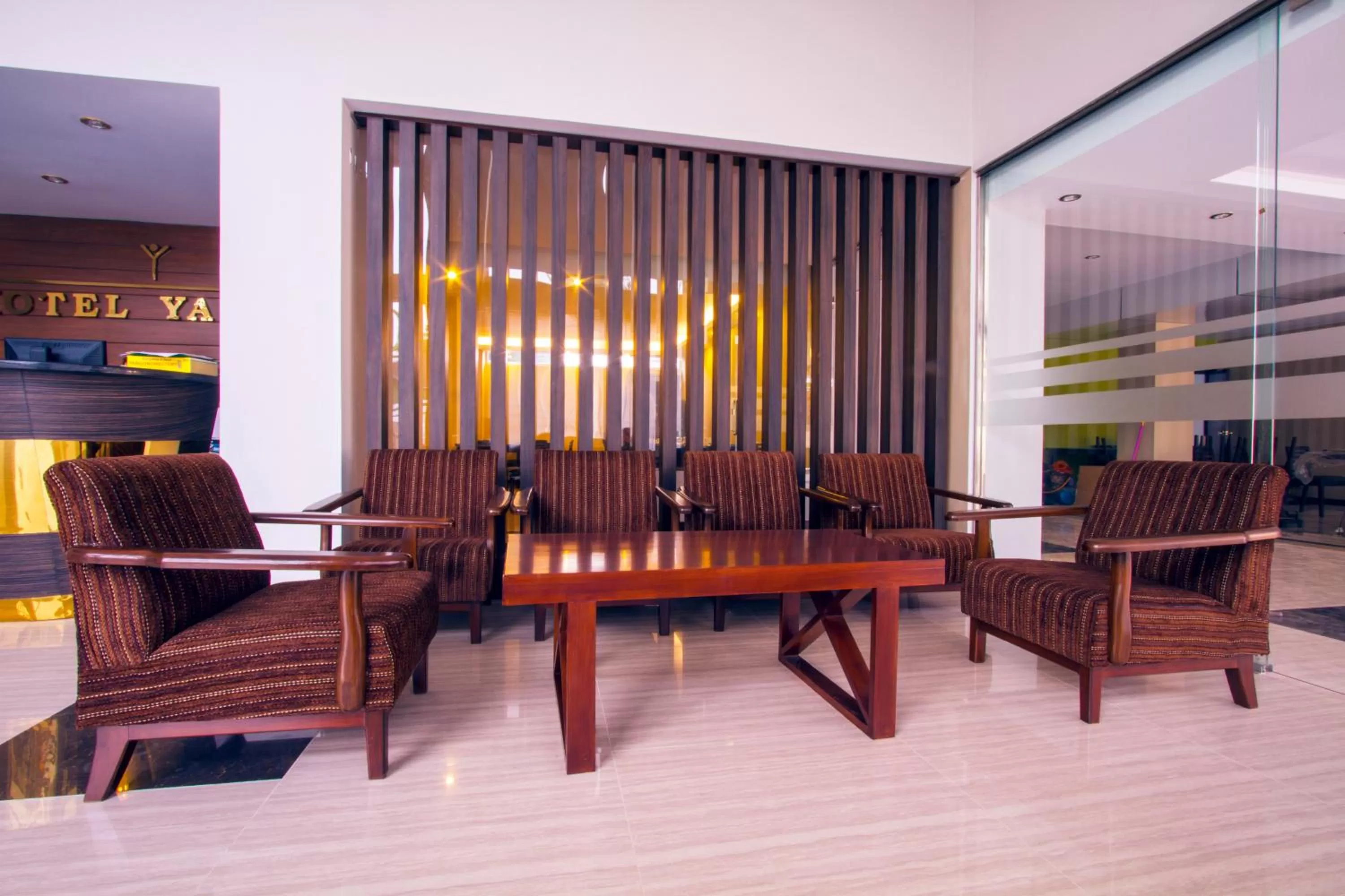 Lobby or reception in Hotel Yankin