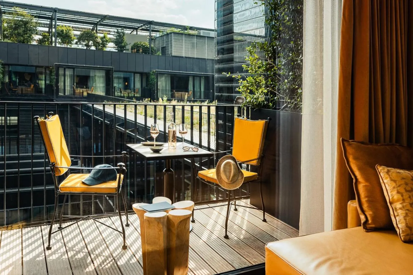 Balcony/Terrace in Hôtel Madame Rêve