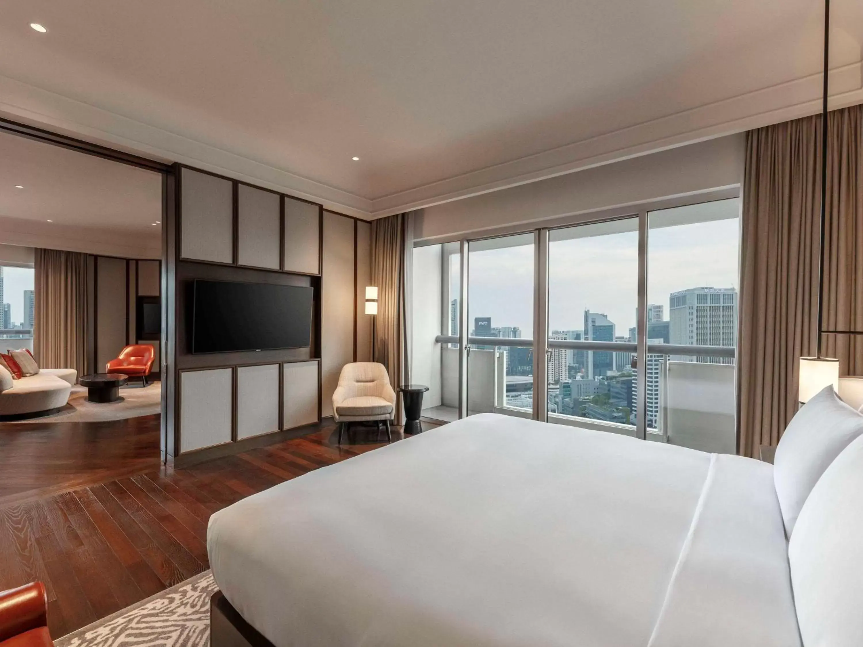 Bedroom in Fairmont Singapore