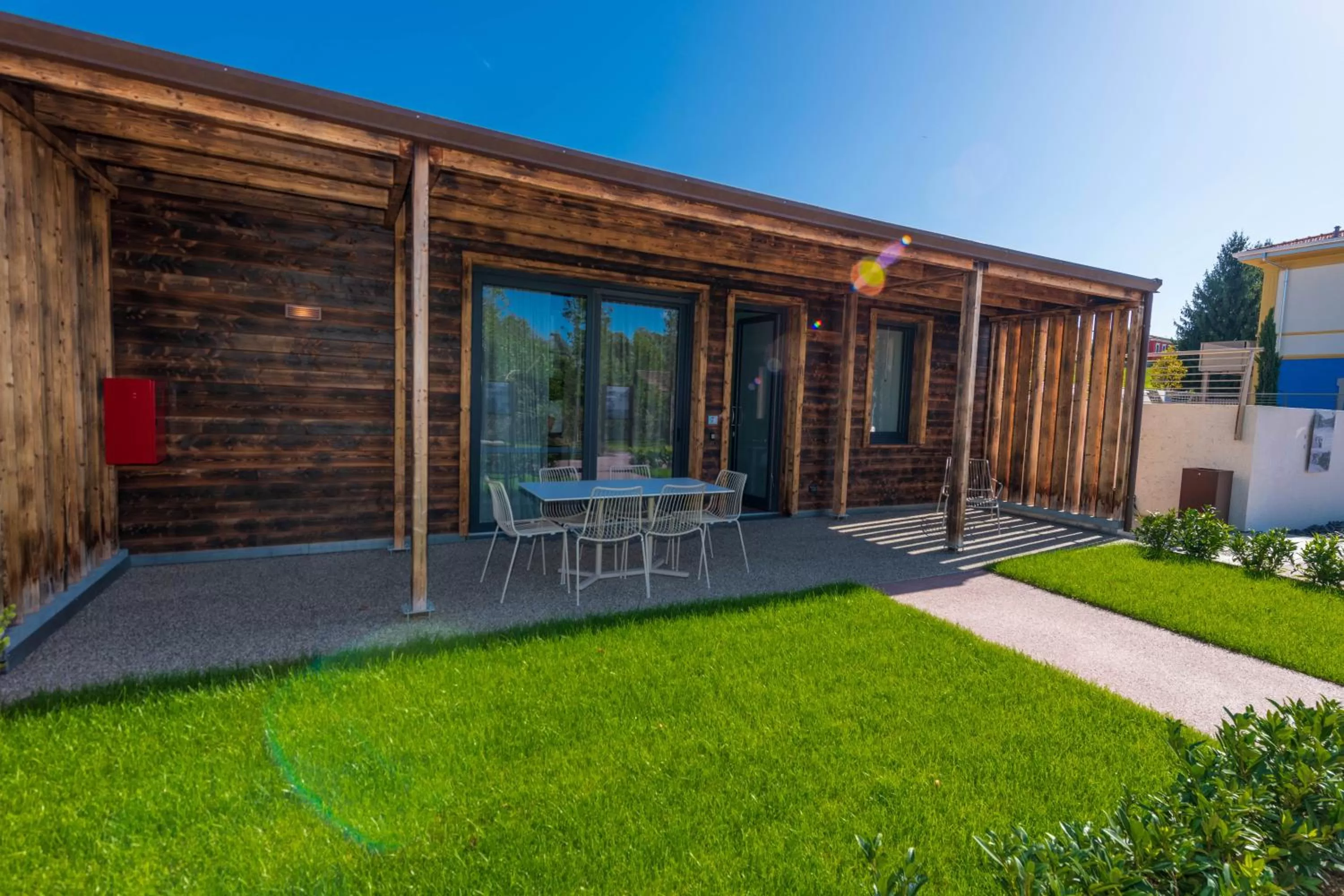 Patio in Borgo Stazione Bike Inn