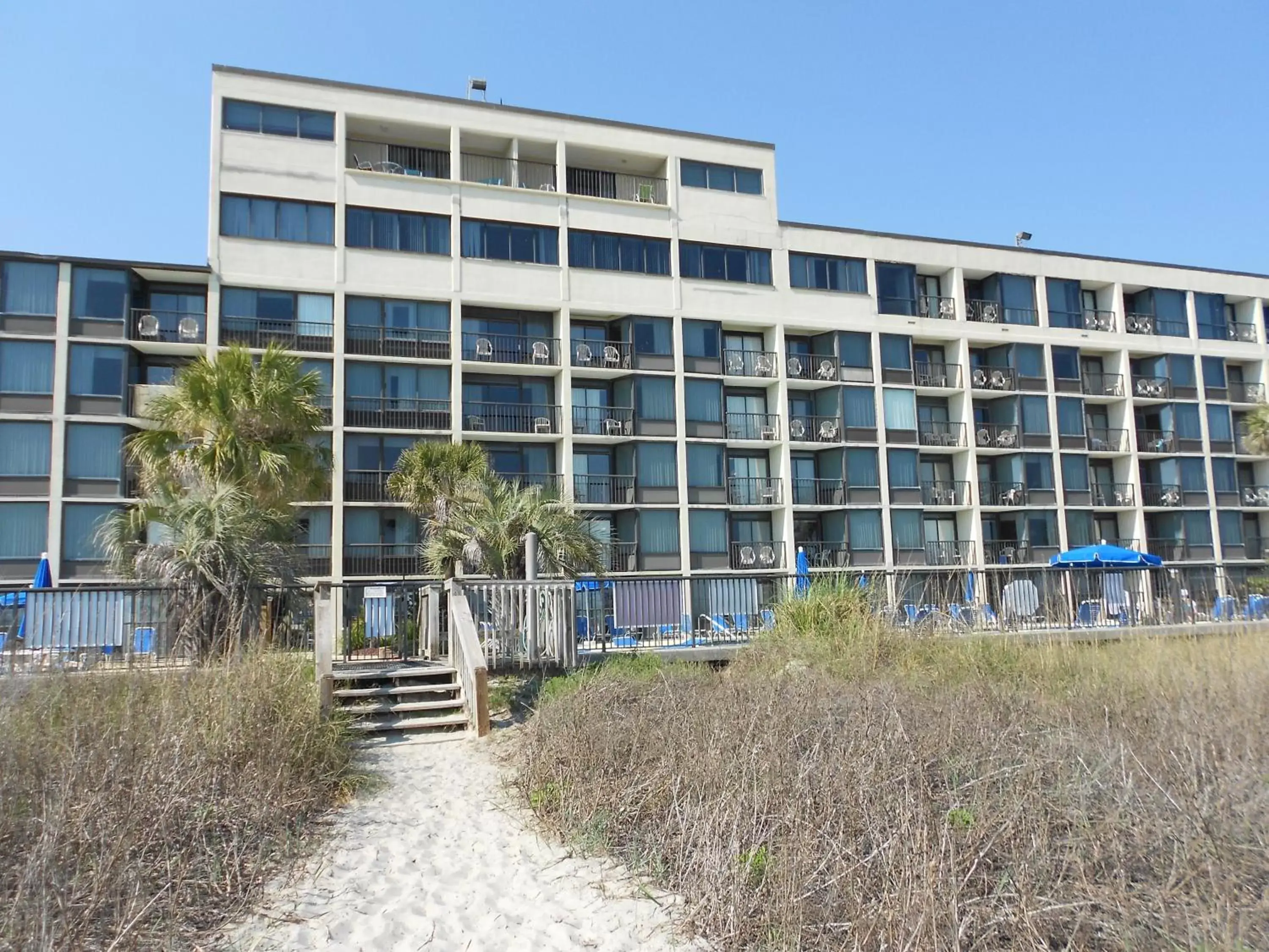 Facade/entrance, Property Building in Ocean Club Resort Myrtle Beach a Ramada by Wyndham