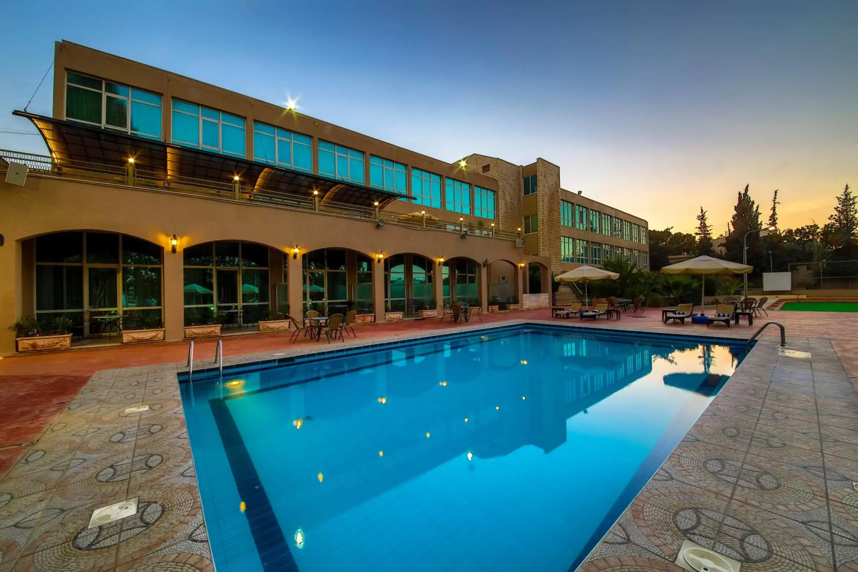 Swimming pool, Property Building in Century Park Hotel