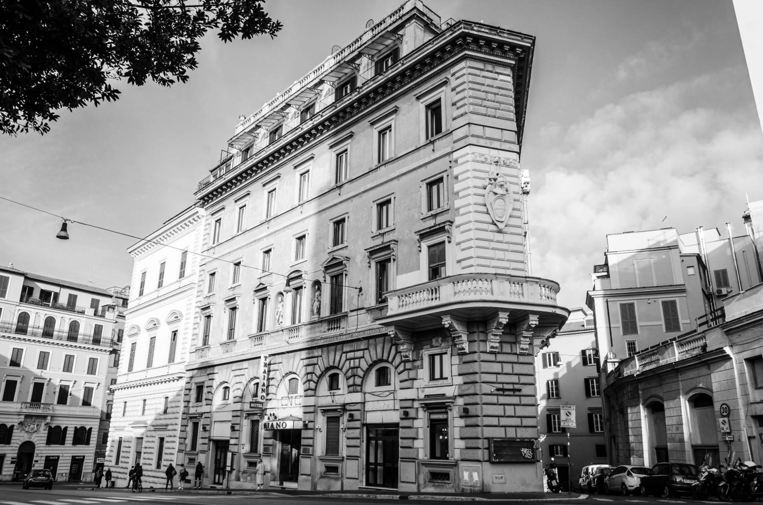 Property building in Hotel Traiano