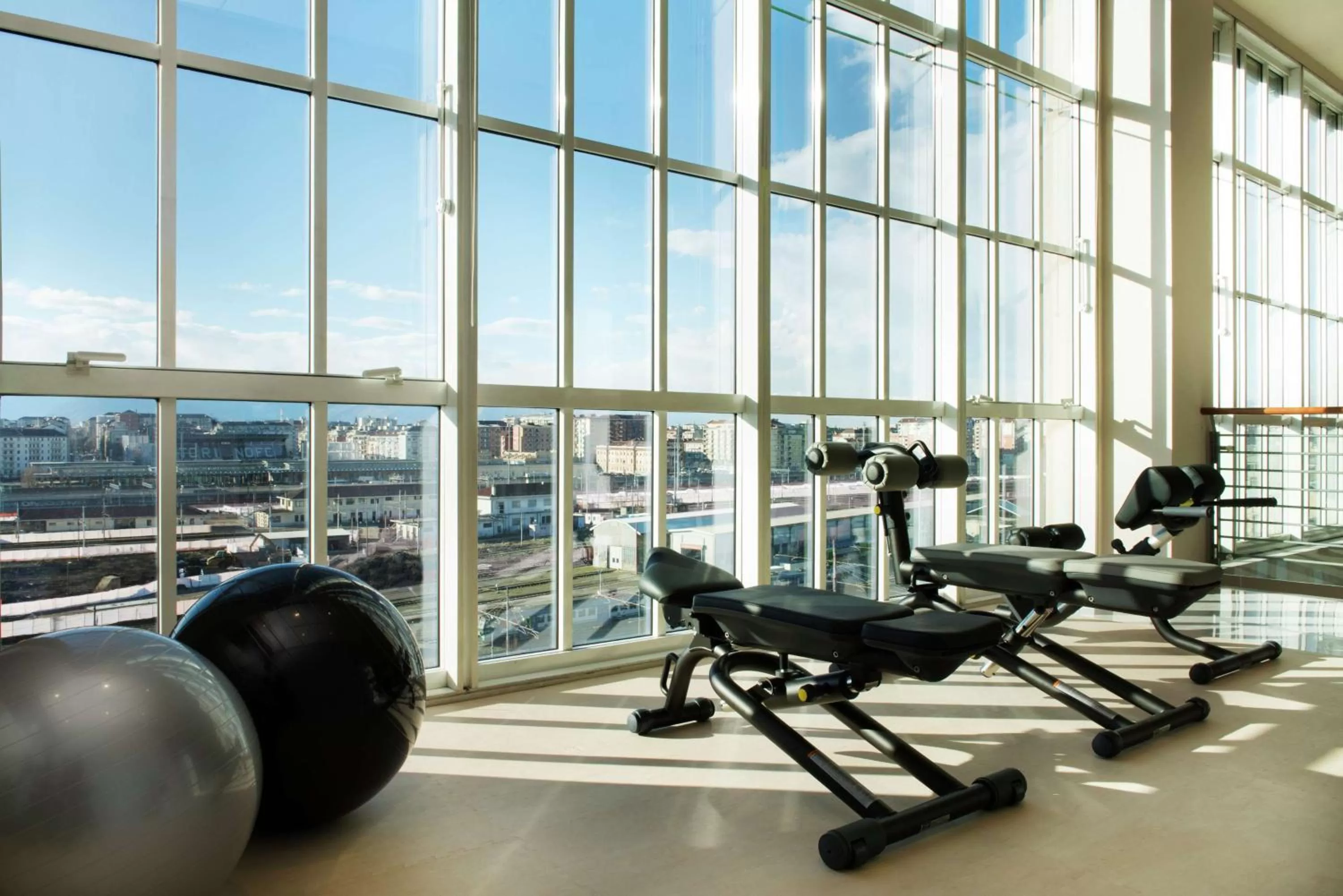 Fitness centre/facilities in DoubleTree by Hilton Turin Lingotto