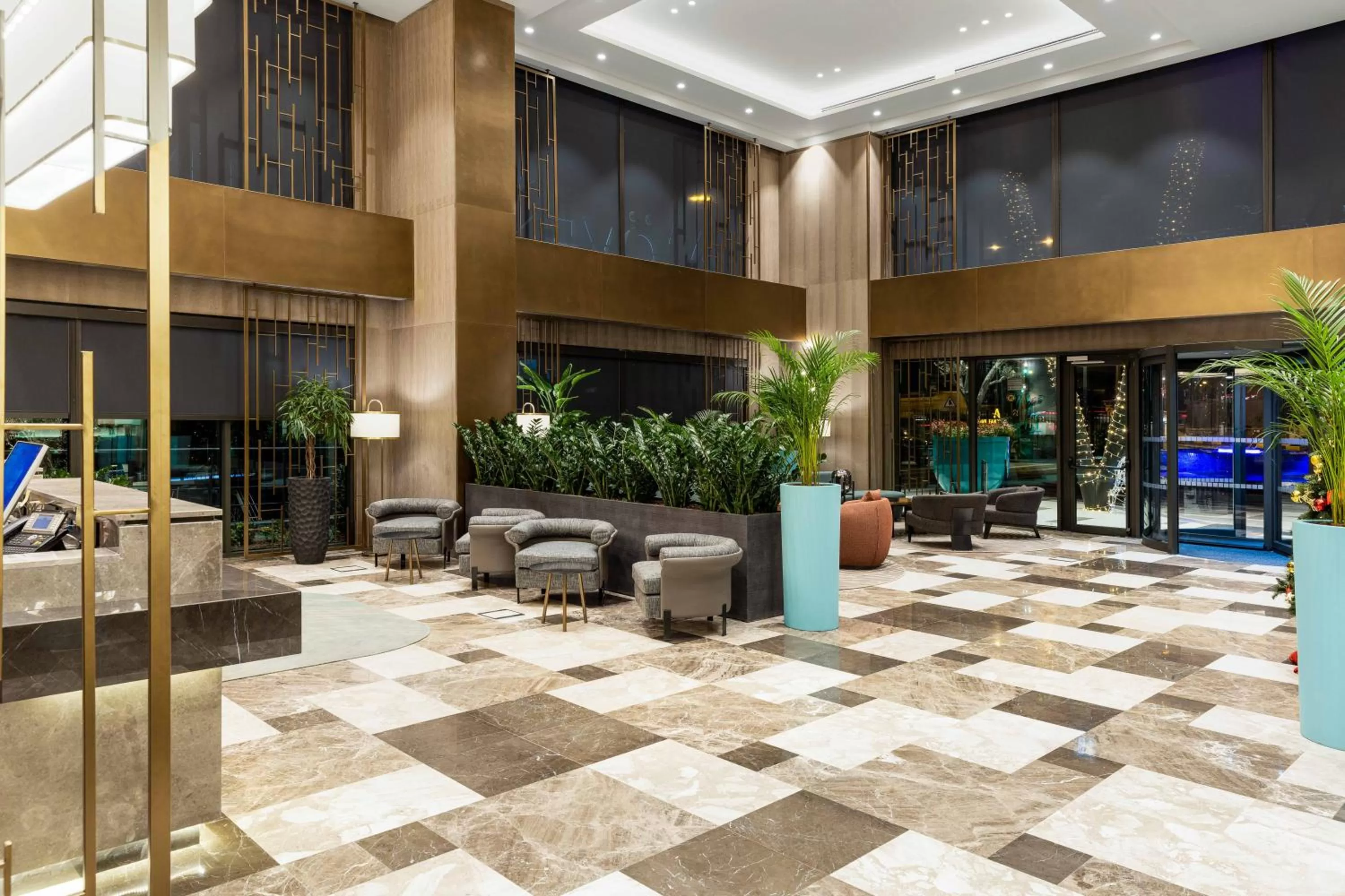 Lobby or reception in Movenpick Living Istanbul Camlivadi