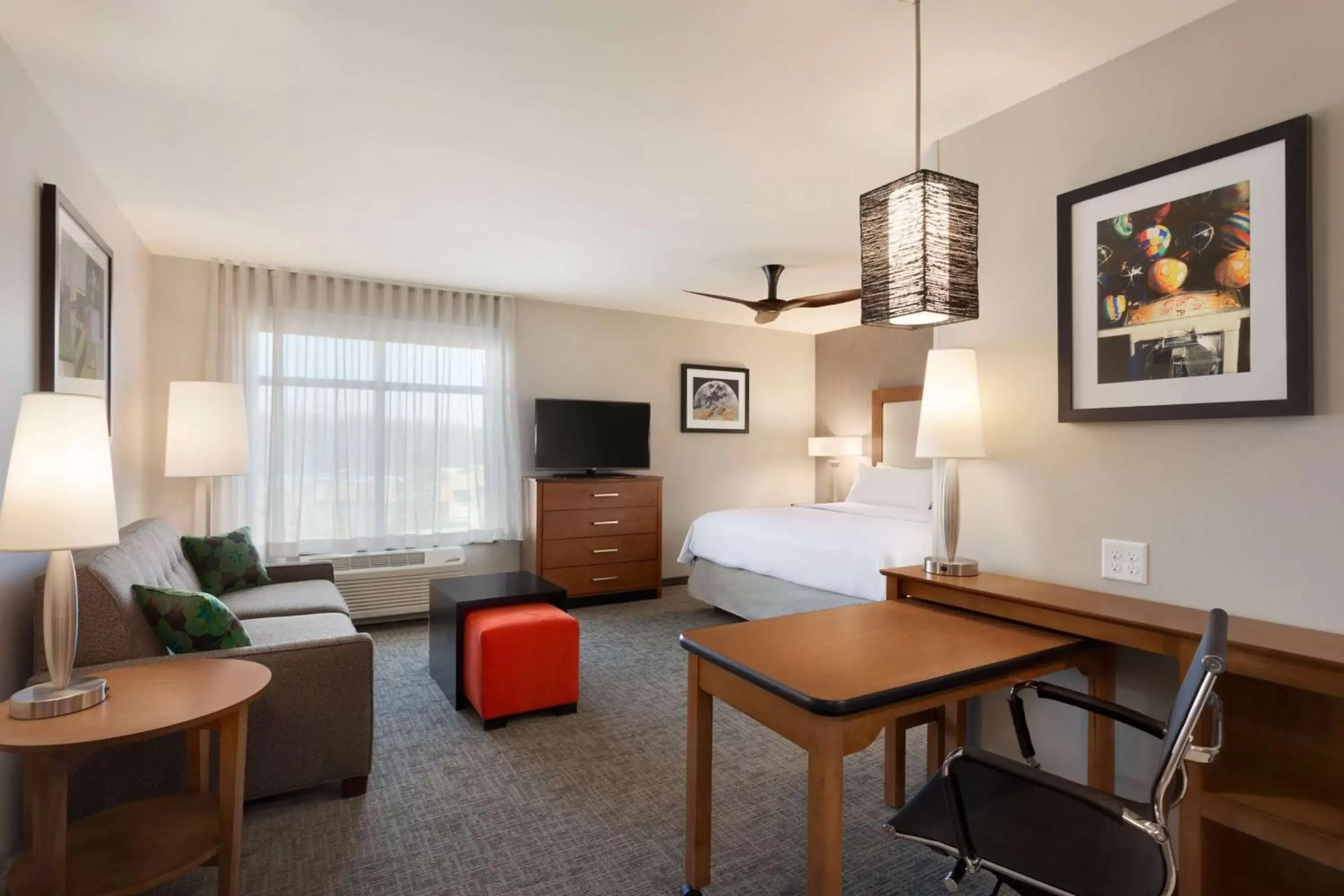 Living room, Seating Area in Homewood Suites by Hilton Syracuse - Carrier Circle