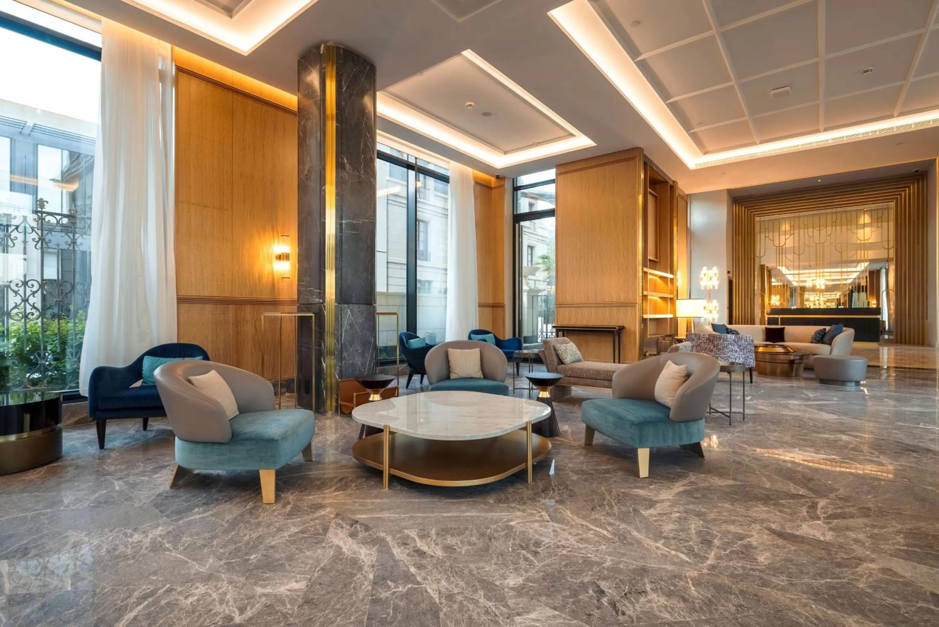 Lobby or reception in Mansard Riyadh, a Radisson Collection Hotel