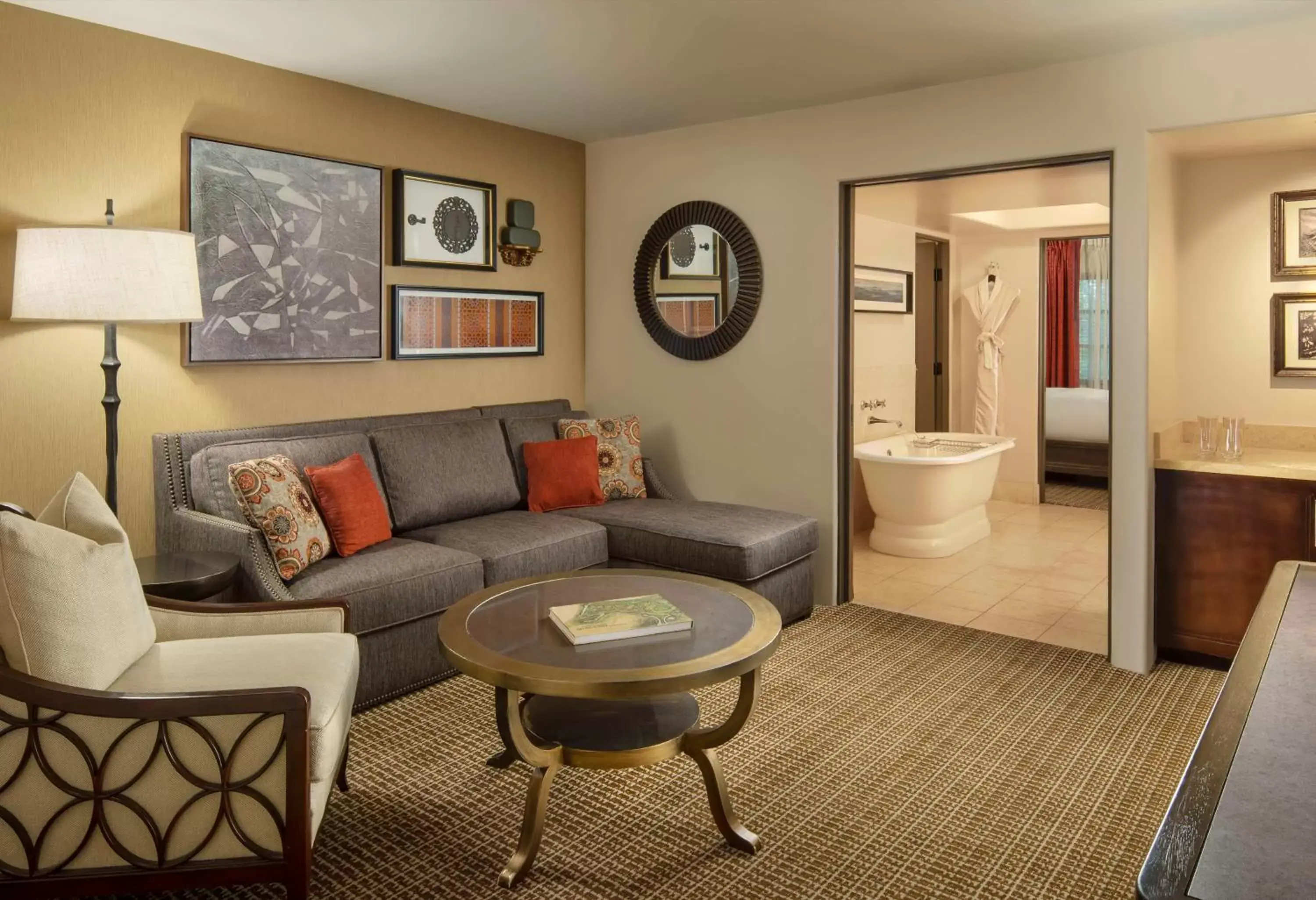 Bedroom, Seating Area in Royal Palms Resort and Spa, part of Hyatt