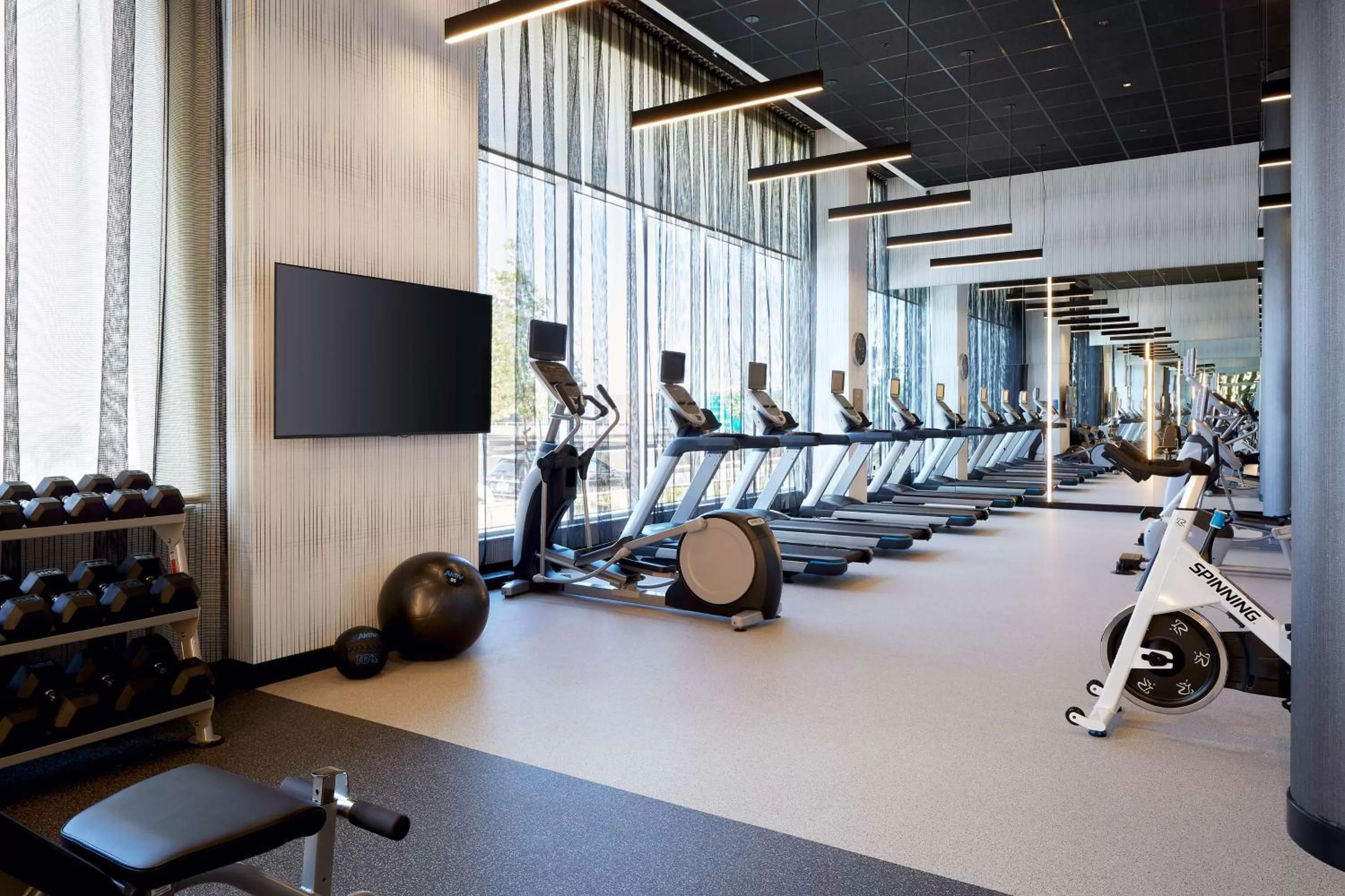 Fitness centre/facilities in Hilton Garden Inn Montreal Midtown, Quebec, Canada