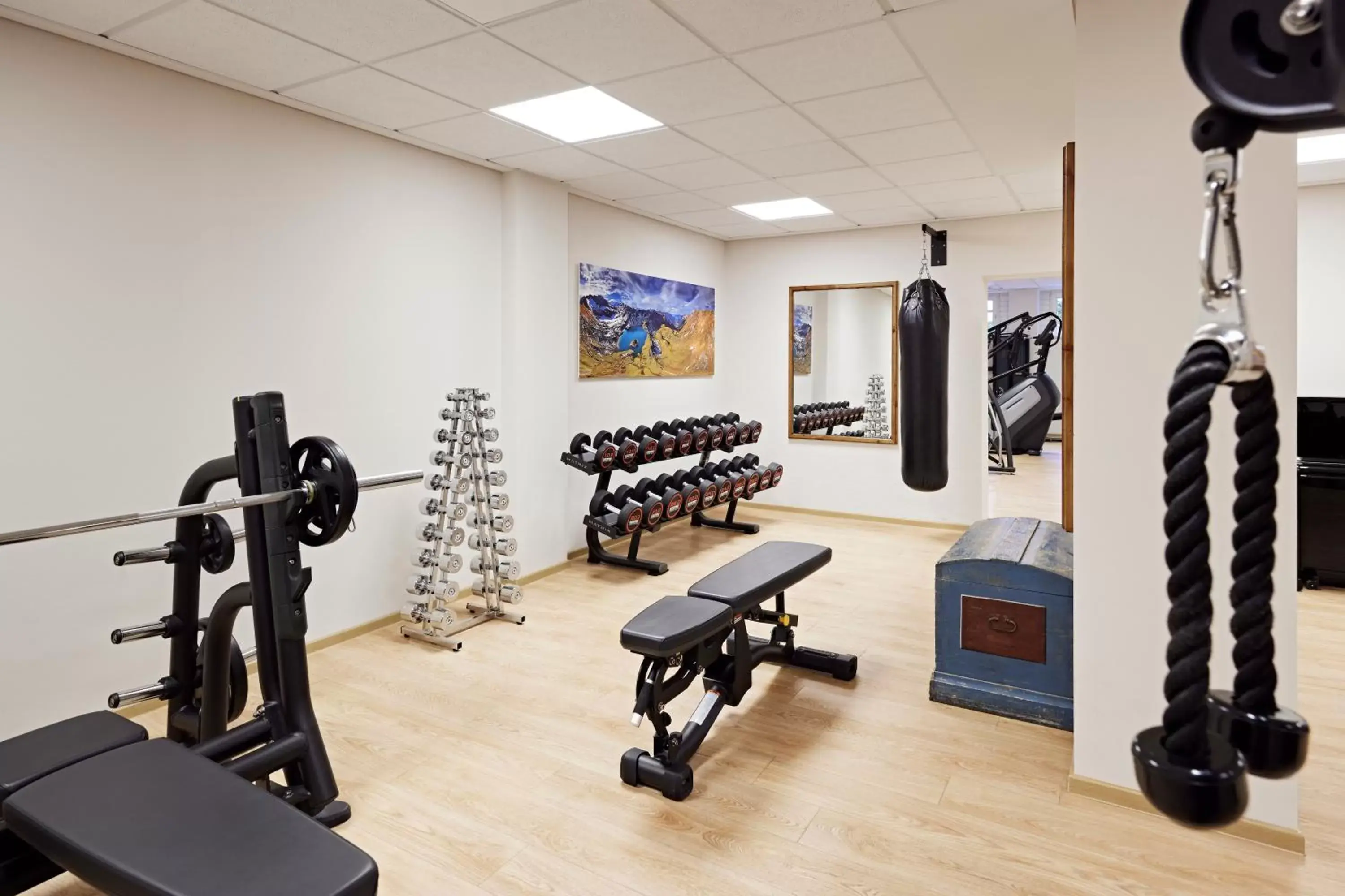 Fitness centre/facilities, Fitness Center/Facilities in Lindner Hotel Oberstaufen Parkhotel, part of JdV by Hyatt