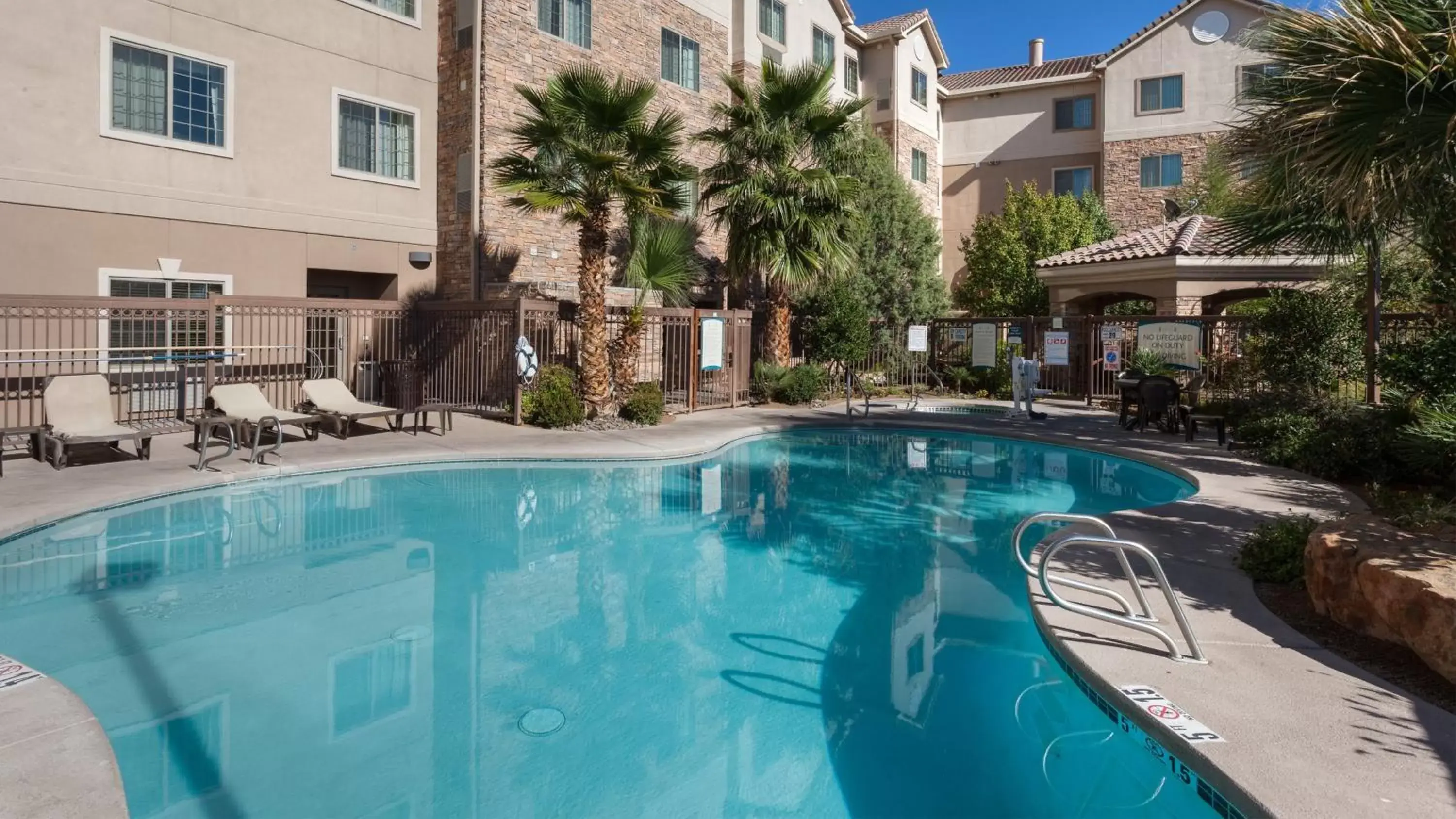 Swimming pool, Property Building in Staybridge Suites Las Cruces, an IHG Hotel