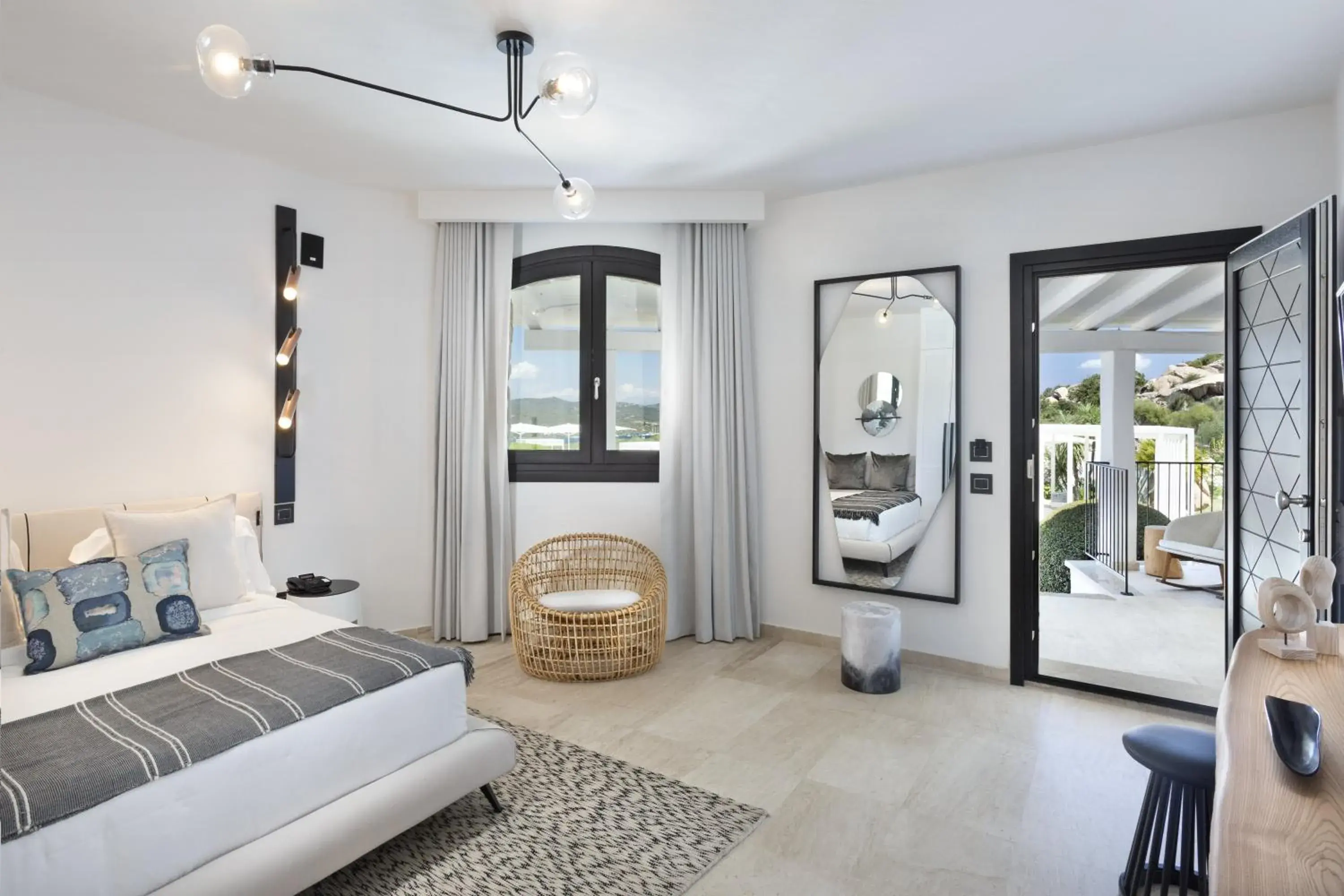 Bedroom in Sulia House Porto Rotondo, Curio Collection by Hilton