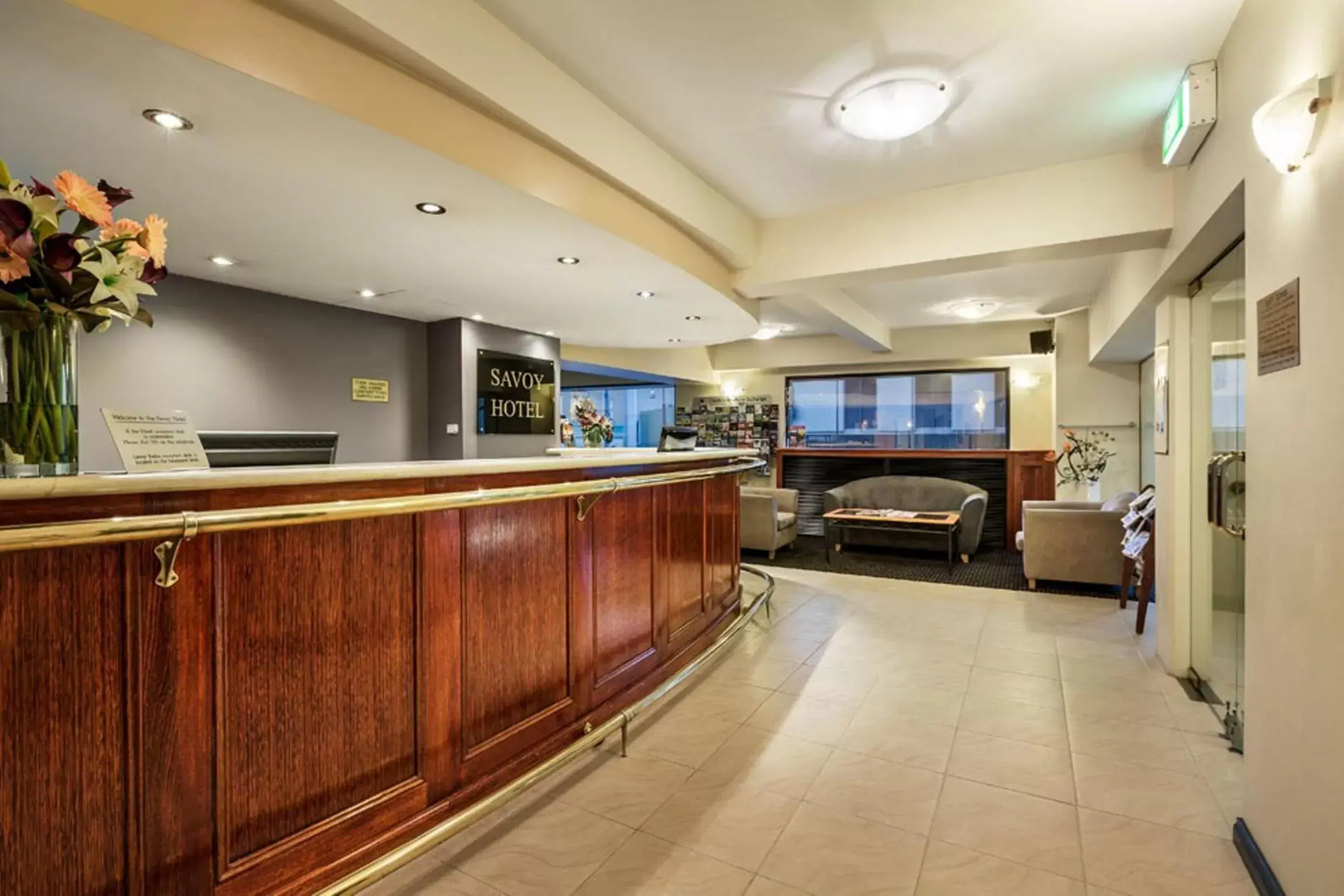 Lobby or reception in Quest Savoy Lobby or reception in Quest Savoy