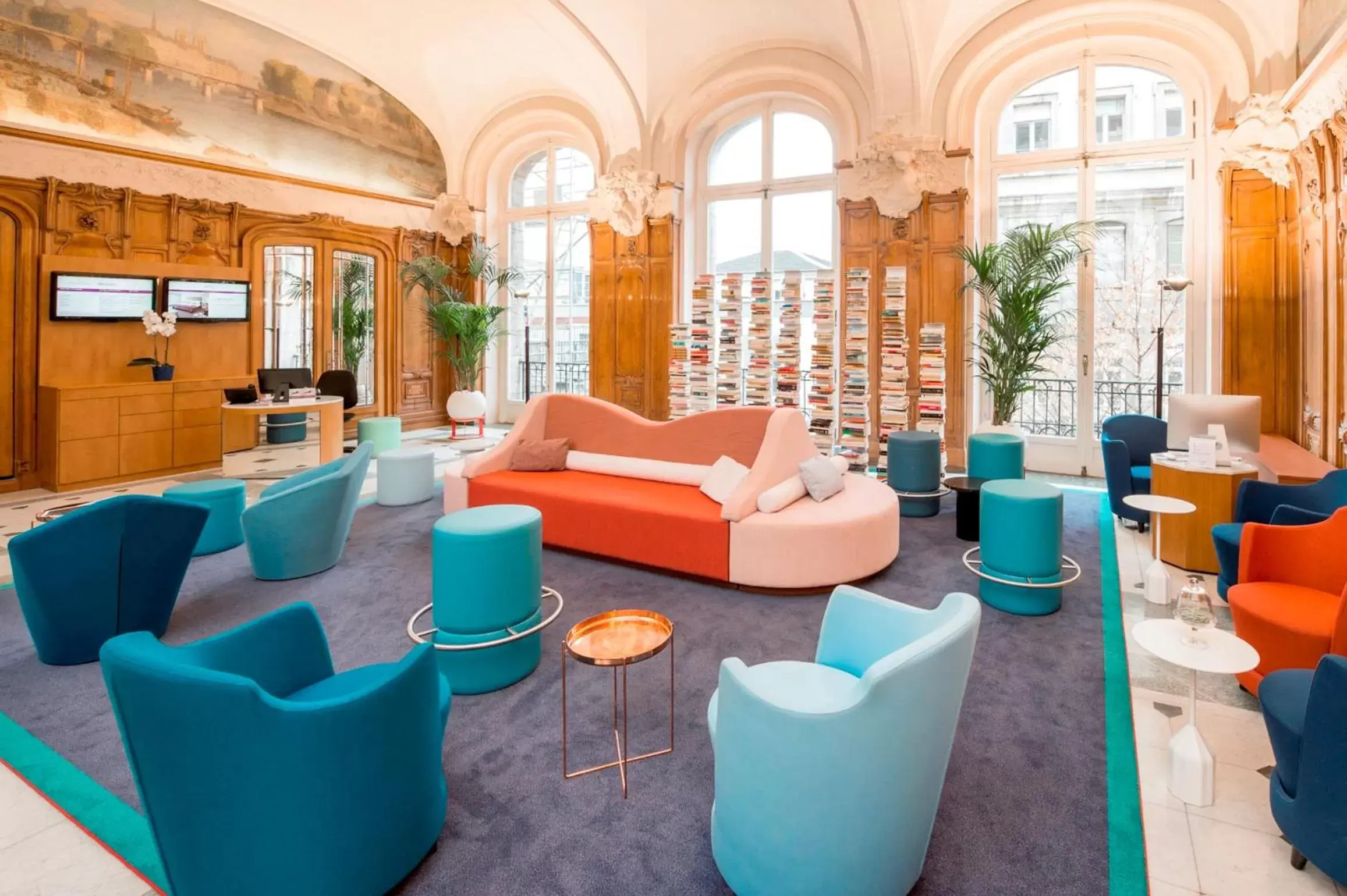 Library, Lounge/Bar in Mercure Lyon Centre Château Perrache