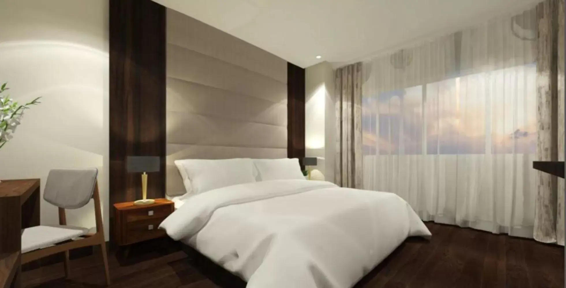 Bed in Summit Hotel Naga