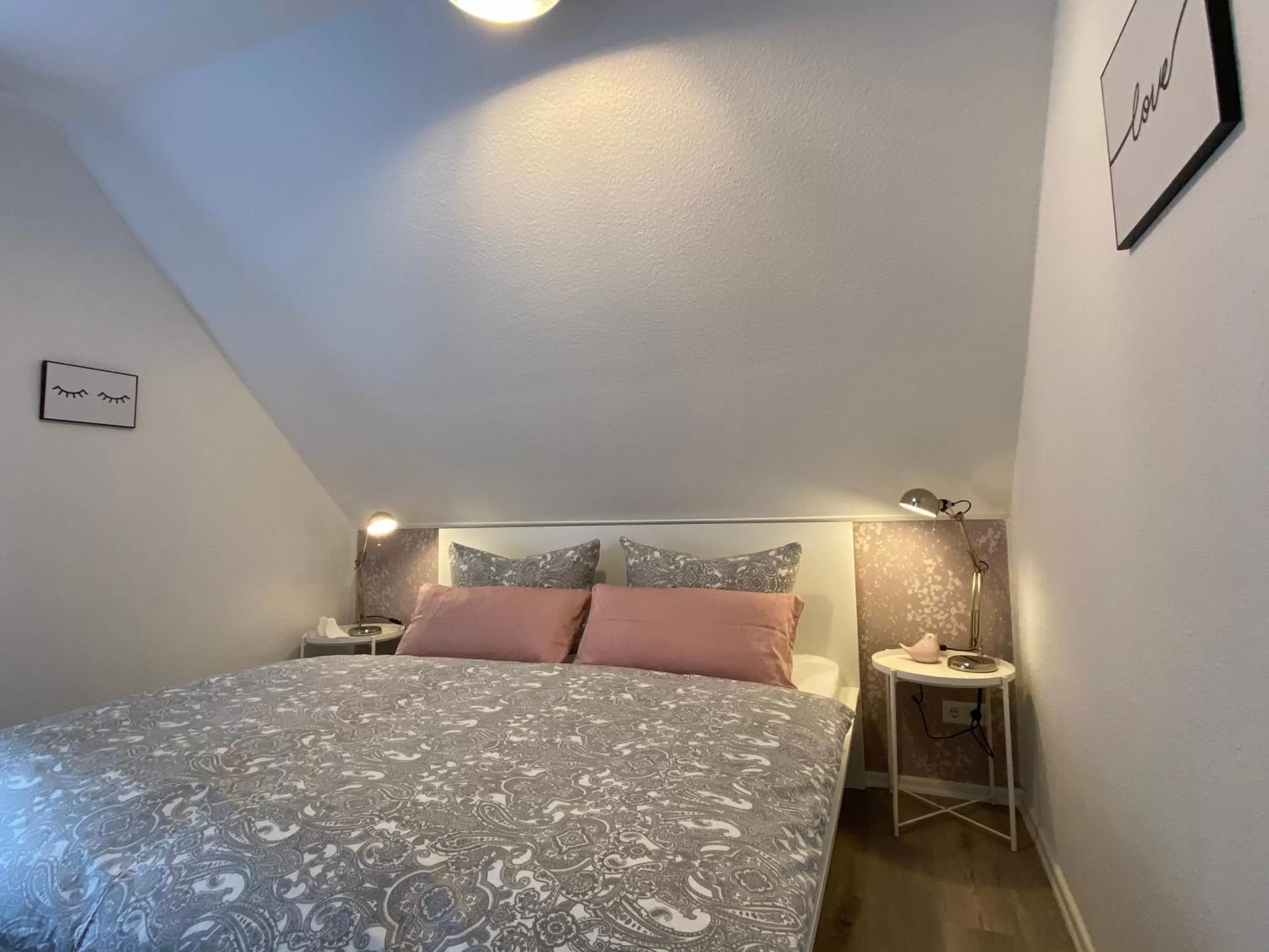 Photo of the whole room, Bed in B&B Worpsweder Blick