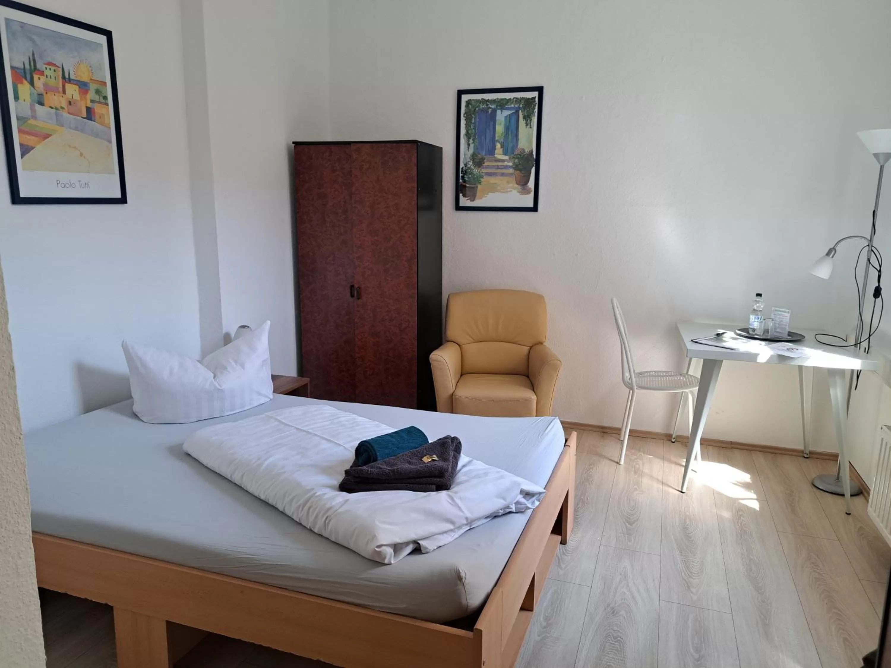 Bed in Apartment-Hotel Schillerplatz