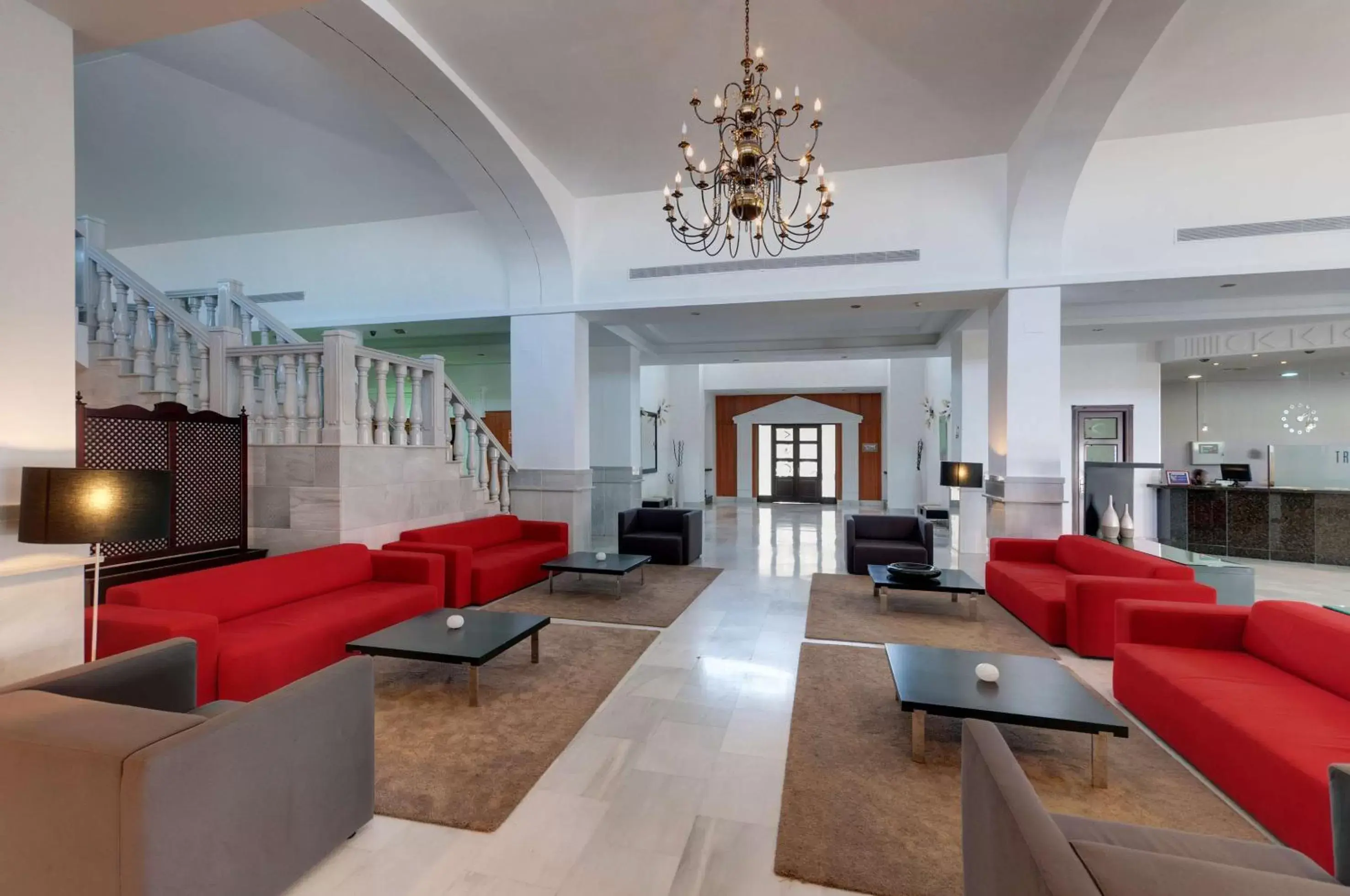 Lobby or reception, Seating Area in Hotel Melilla Puerto, Affiliated by Meliá