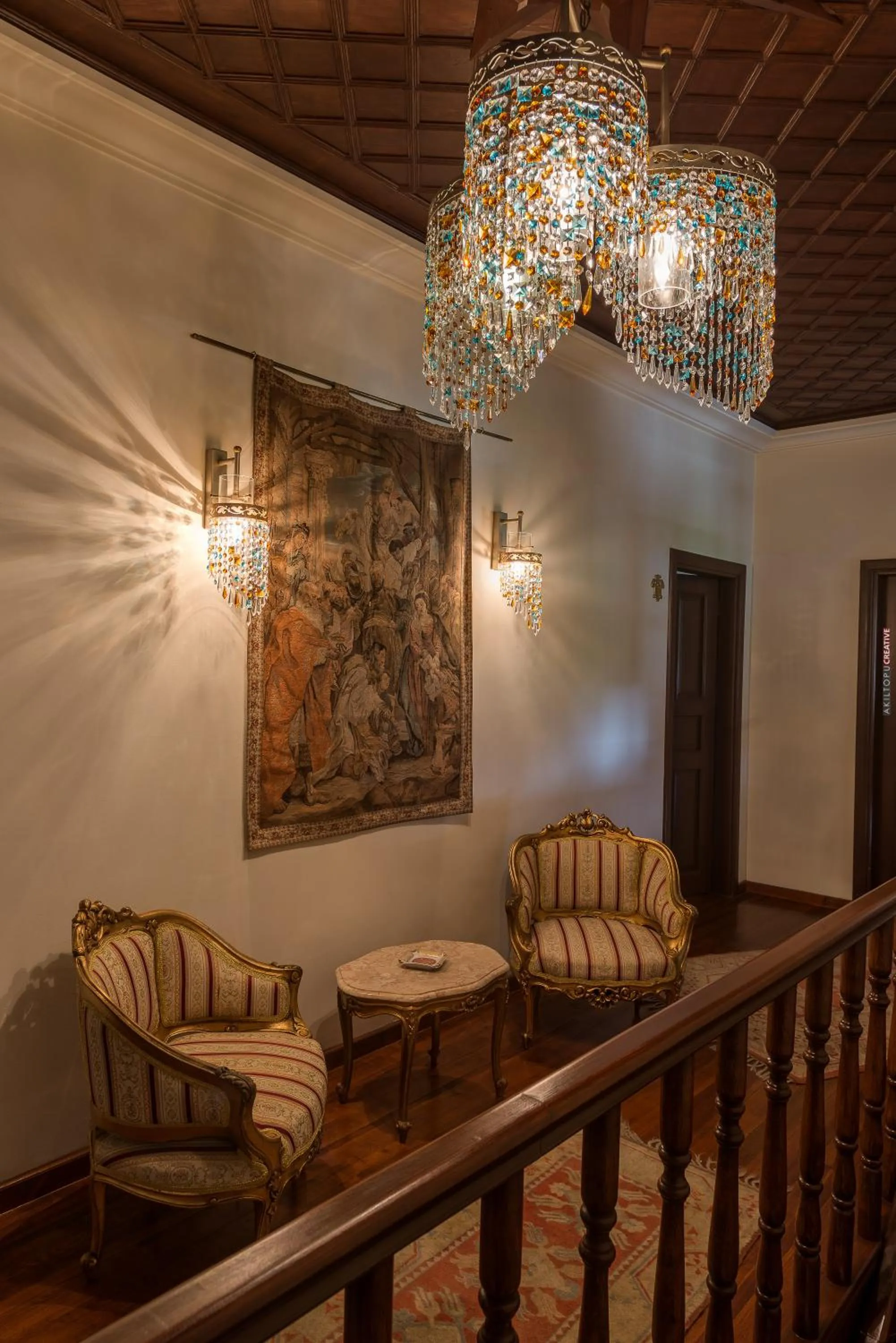 Decorative detail in Tuvana Hotel