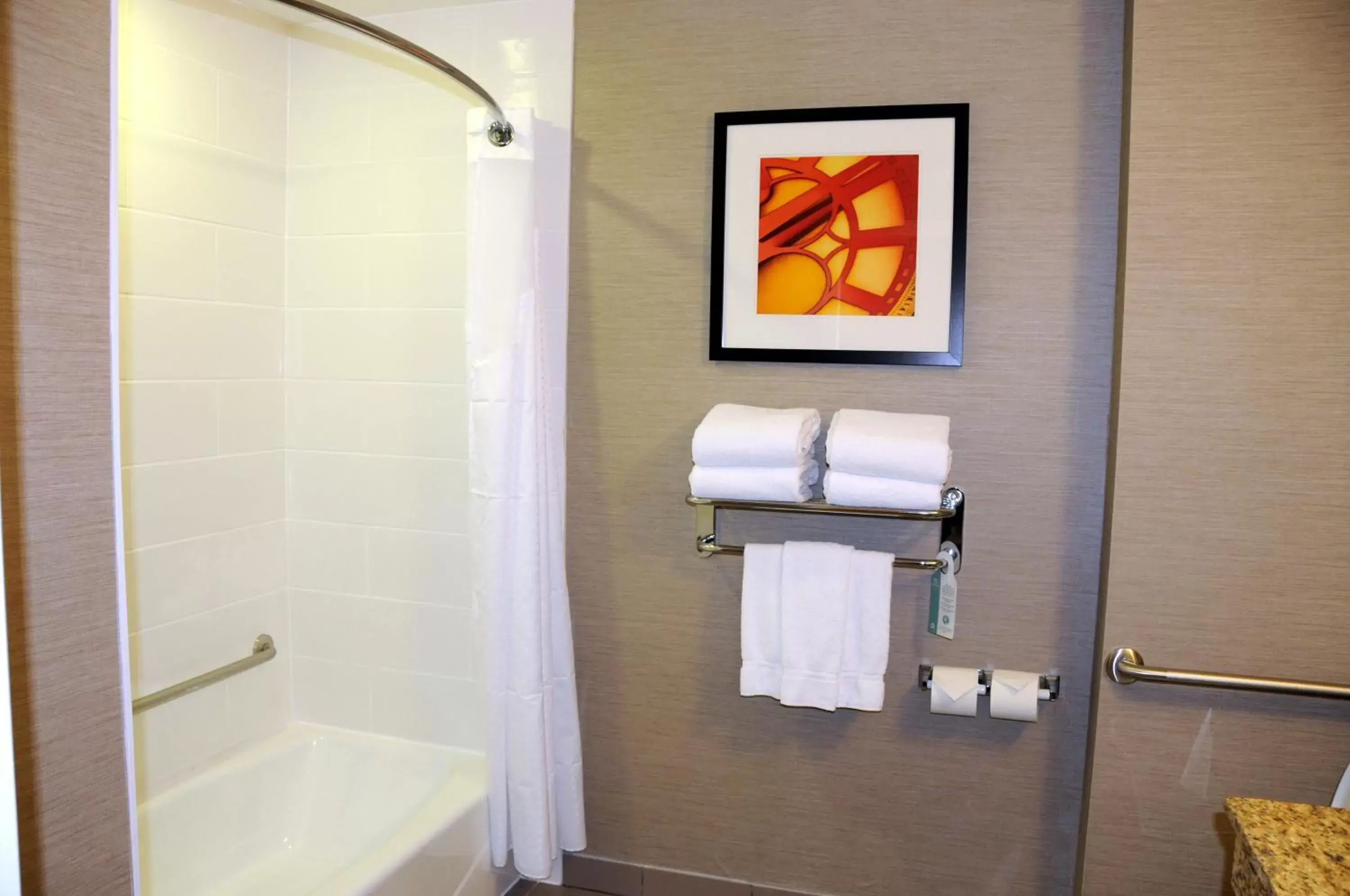 Photo of the whole room, Bathroom in Holiday Inn Express Hotel & Suites Bonnyville, an IHG Hotel