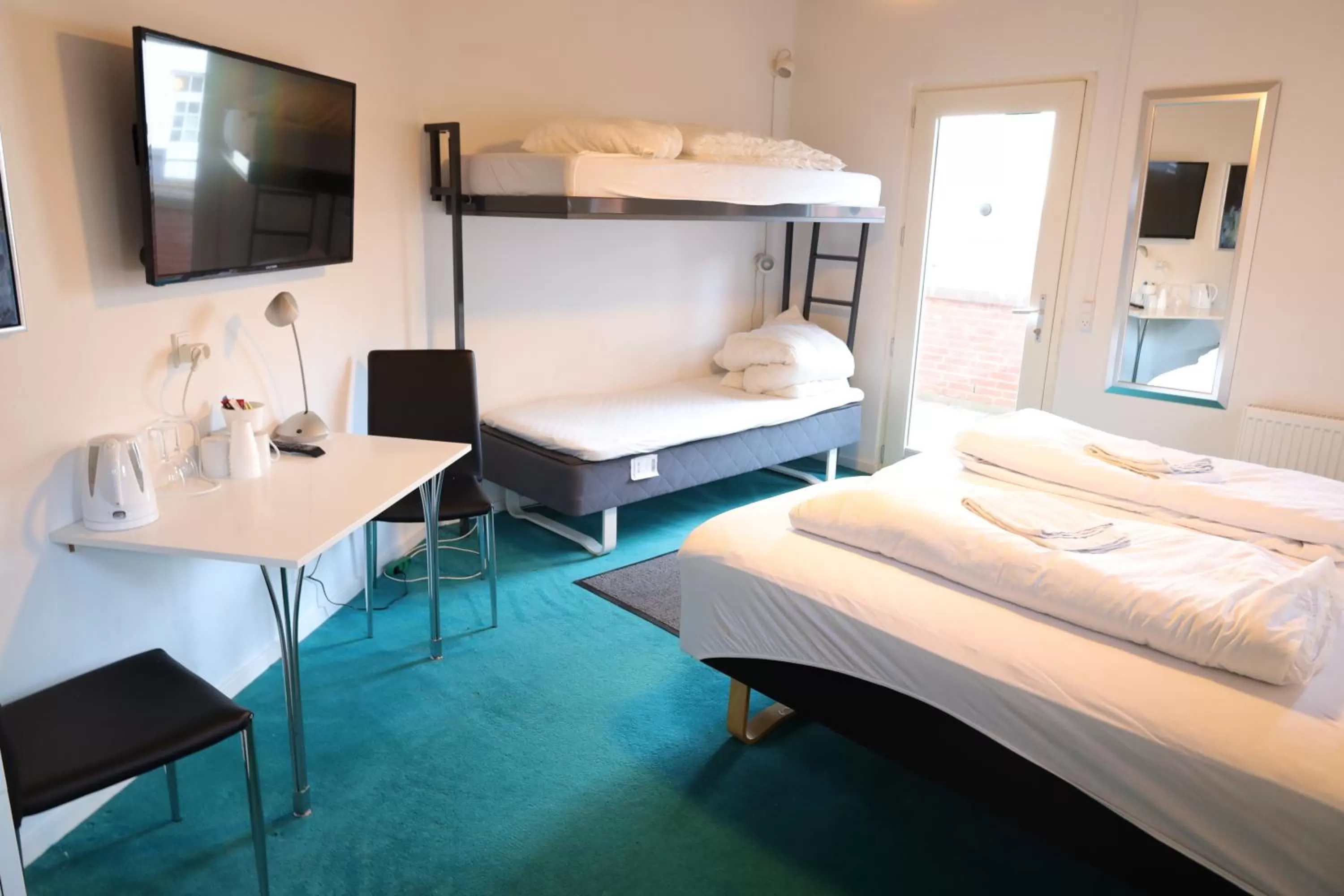 Bed, Bunk Bed in Motel Sindal
