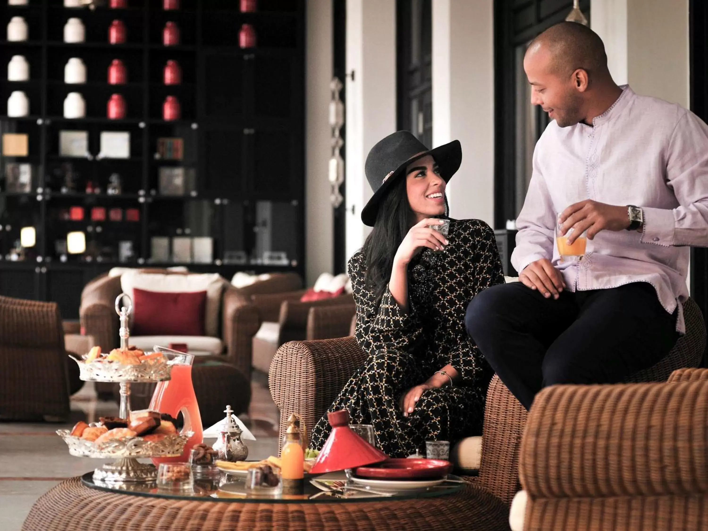 Lounge or bar, Restaurant/Places to Eat in Sofitel Marrakech Lounge and Spa