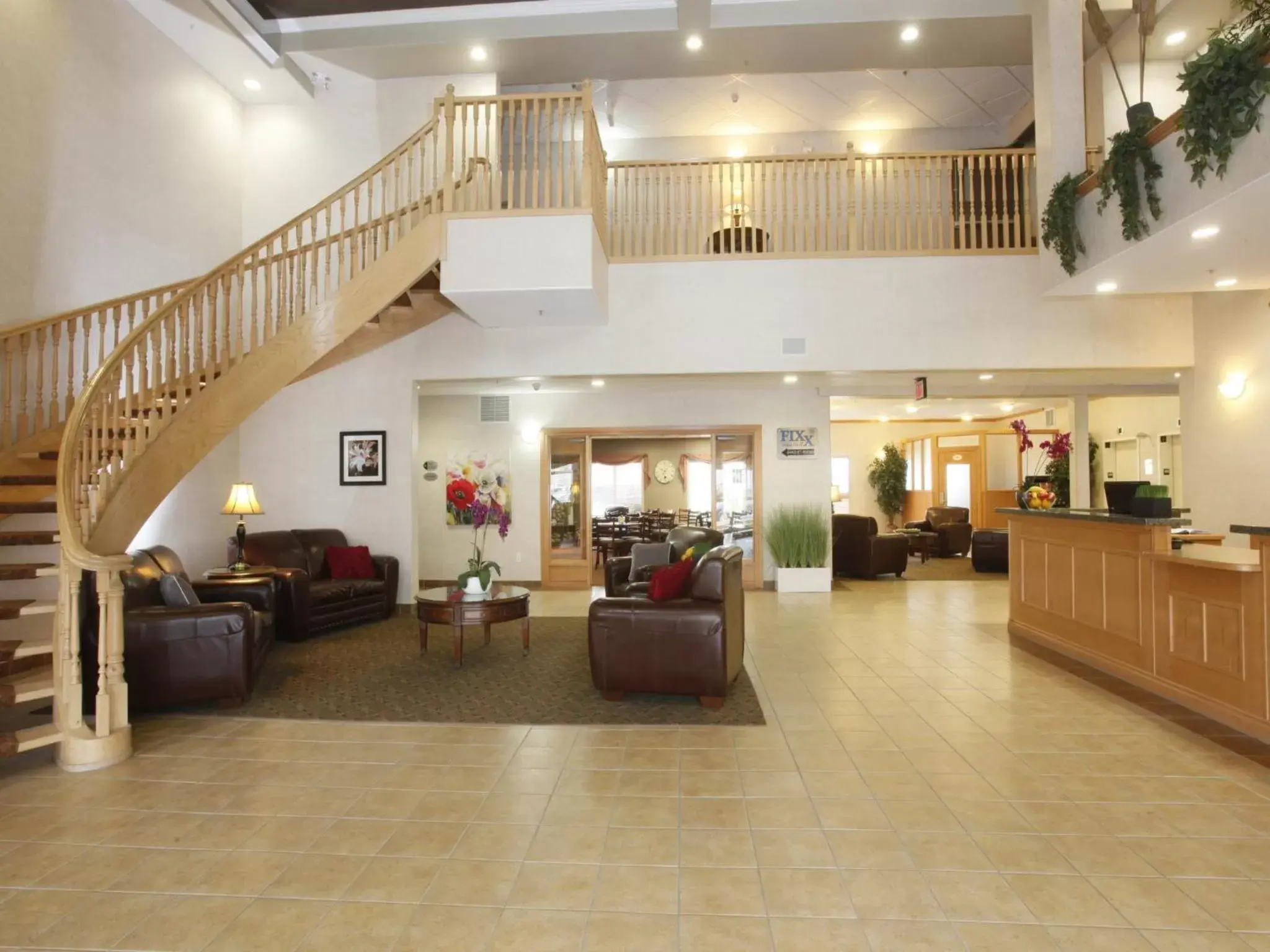 Lobby or reception in Stonebridge Hotel Dawson Creek