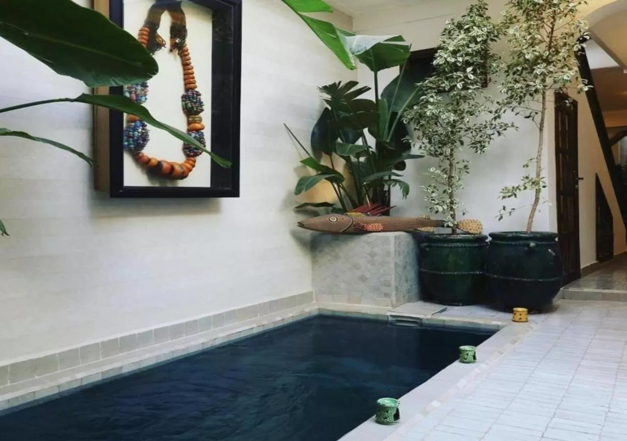 Pool view in Riad Beata Bed & Breakfast