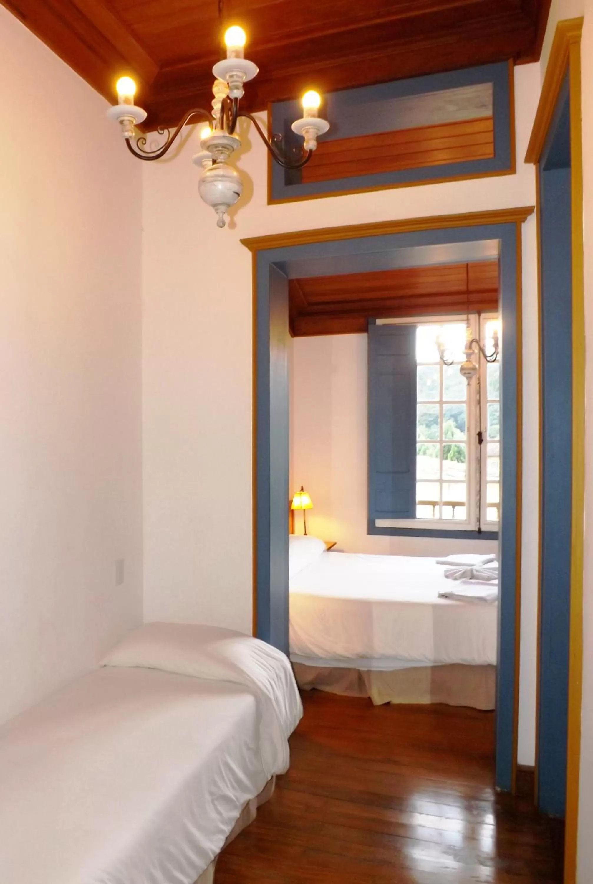 Pool view, Bed in Hotel Solar de Maria