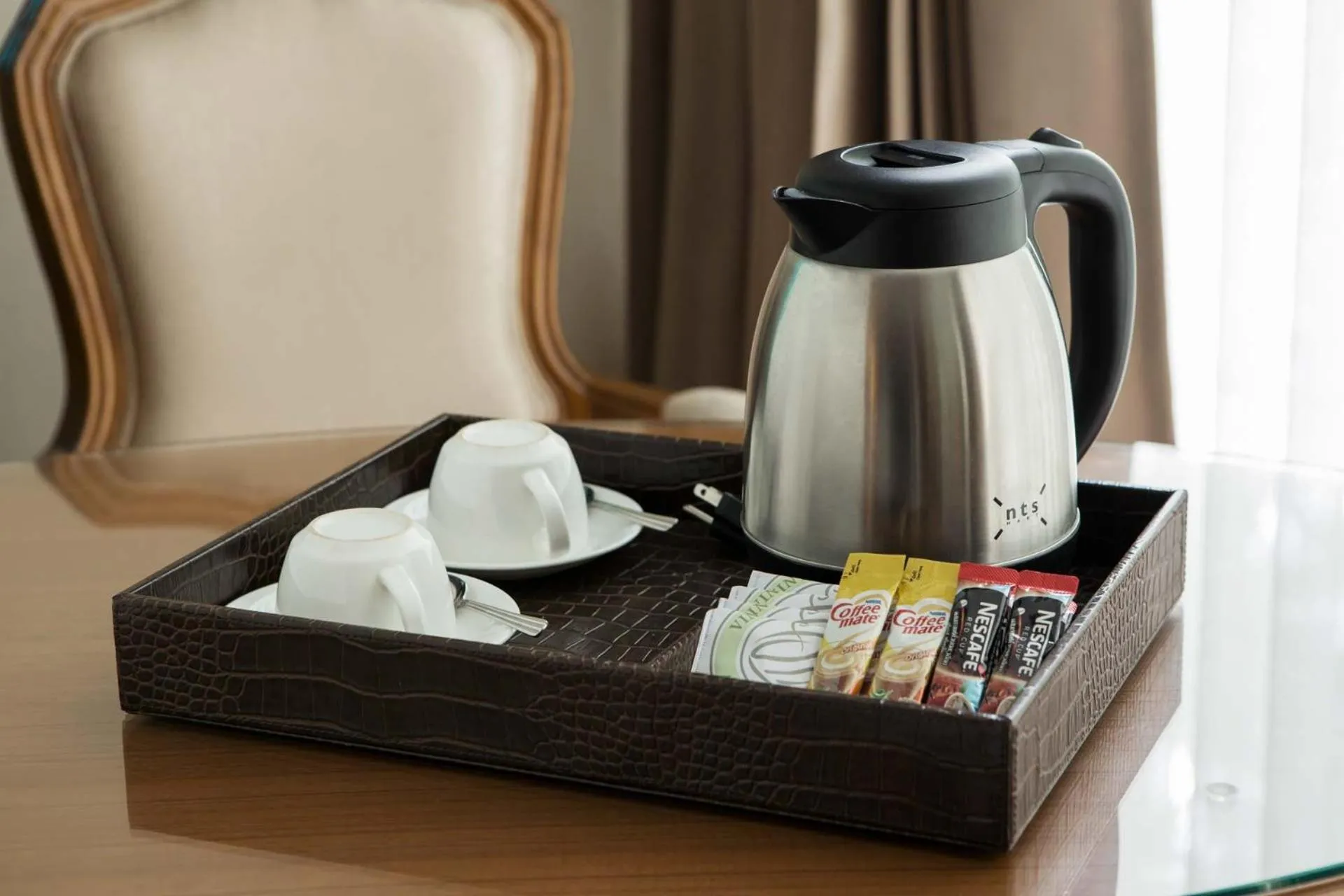 Coffee/tea facilities in Amaranta Hotel