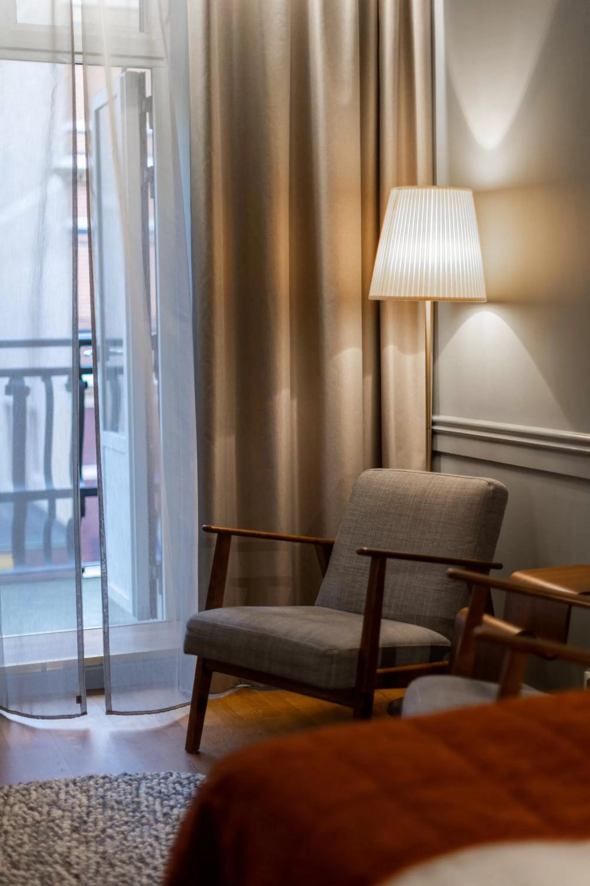 Bed in Hotel Poseidon