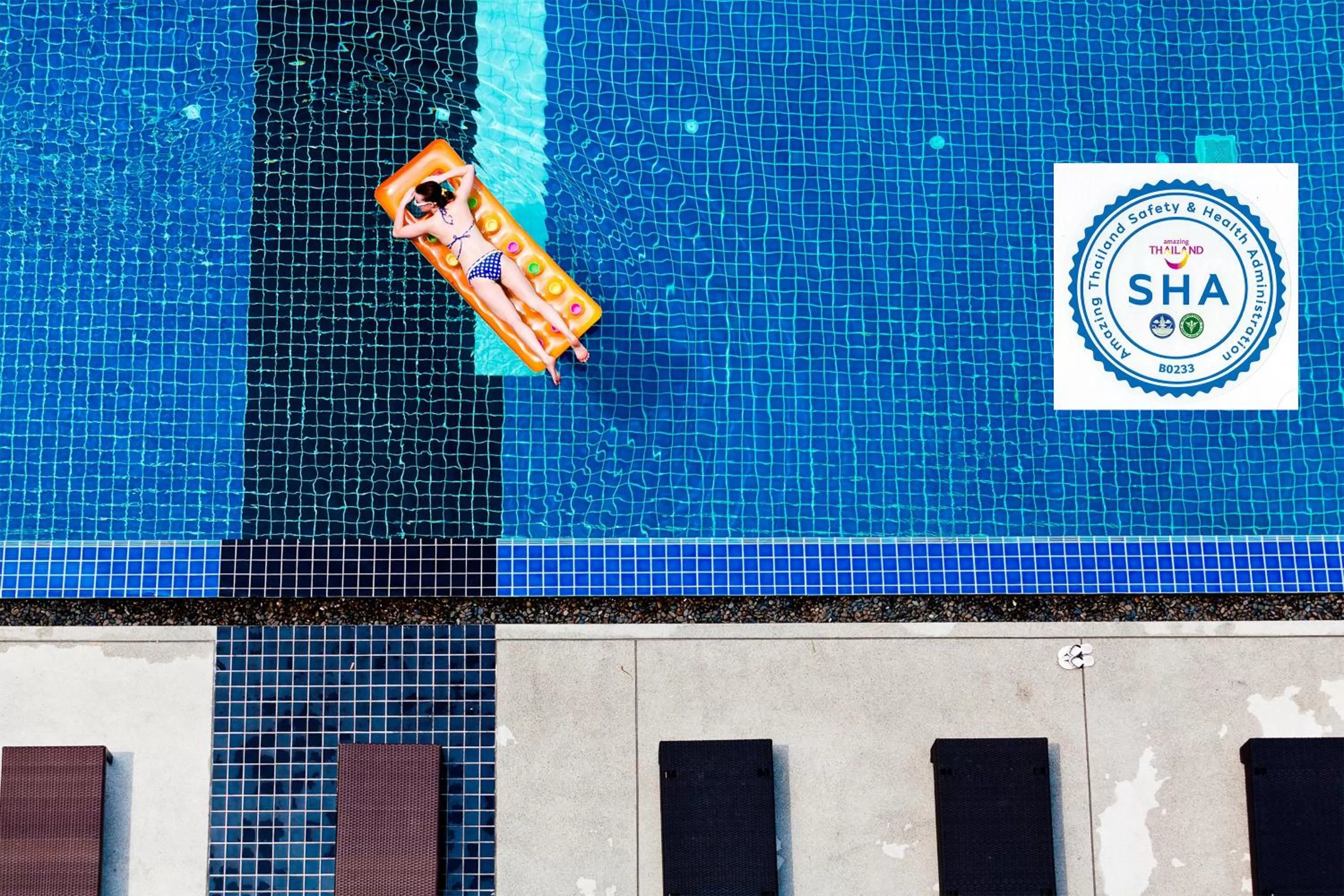 Pool view in Royal Princess Larn Luang - SHA Extra Plus