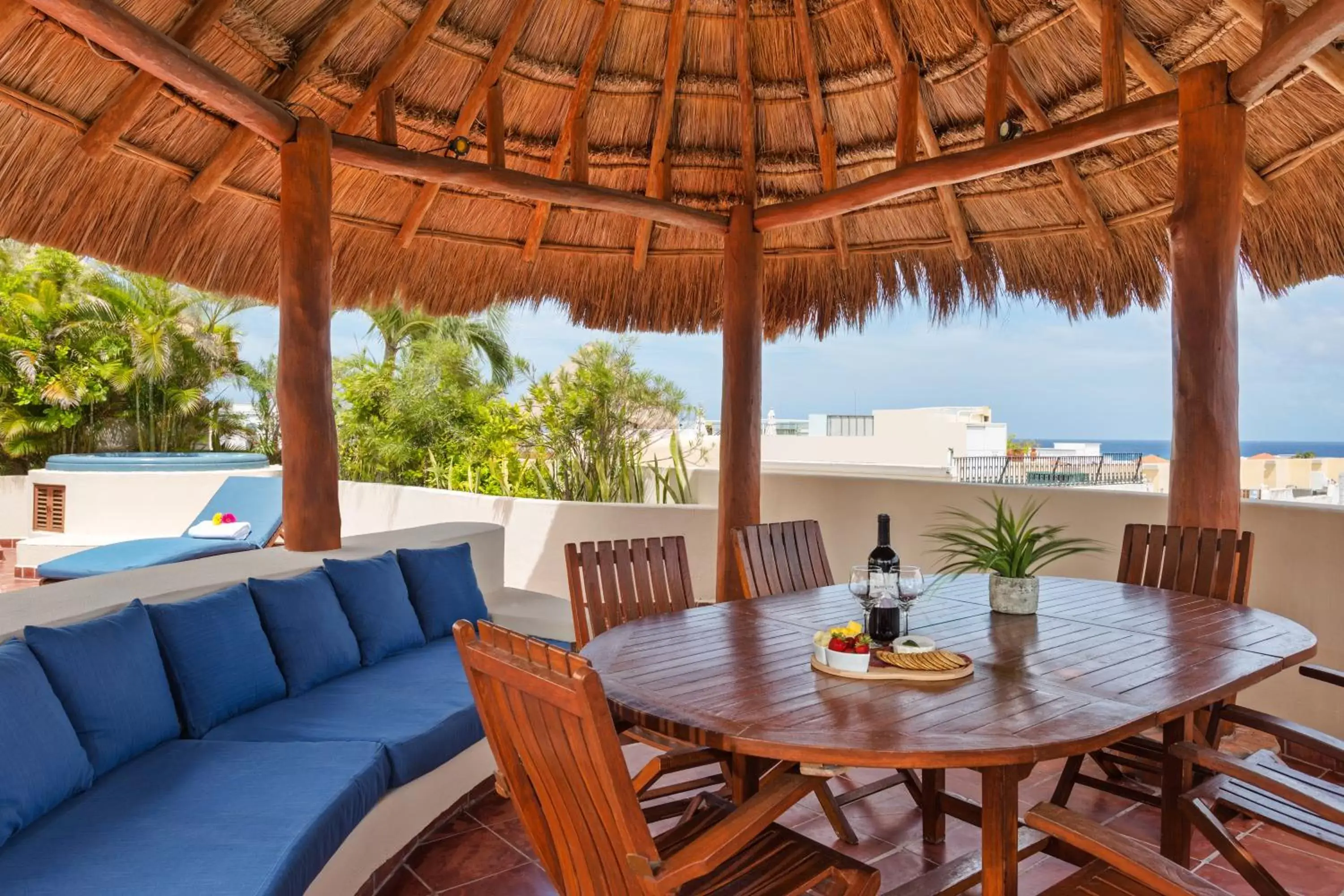 Patio in Porto Playa Condo Hotel and Beach Club