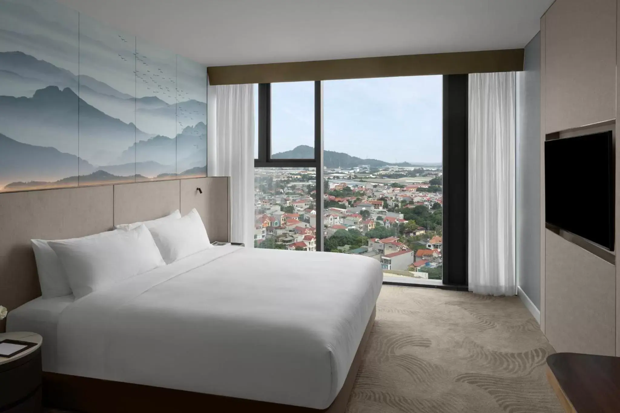 Bedroom, Mountain View in Crowne Plaza Vinh Yen City Centre, an IHG Hotel